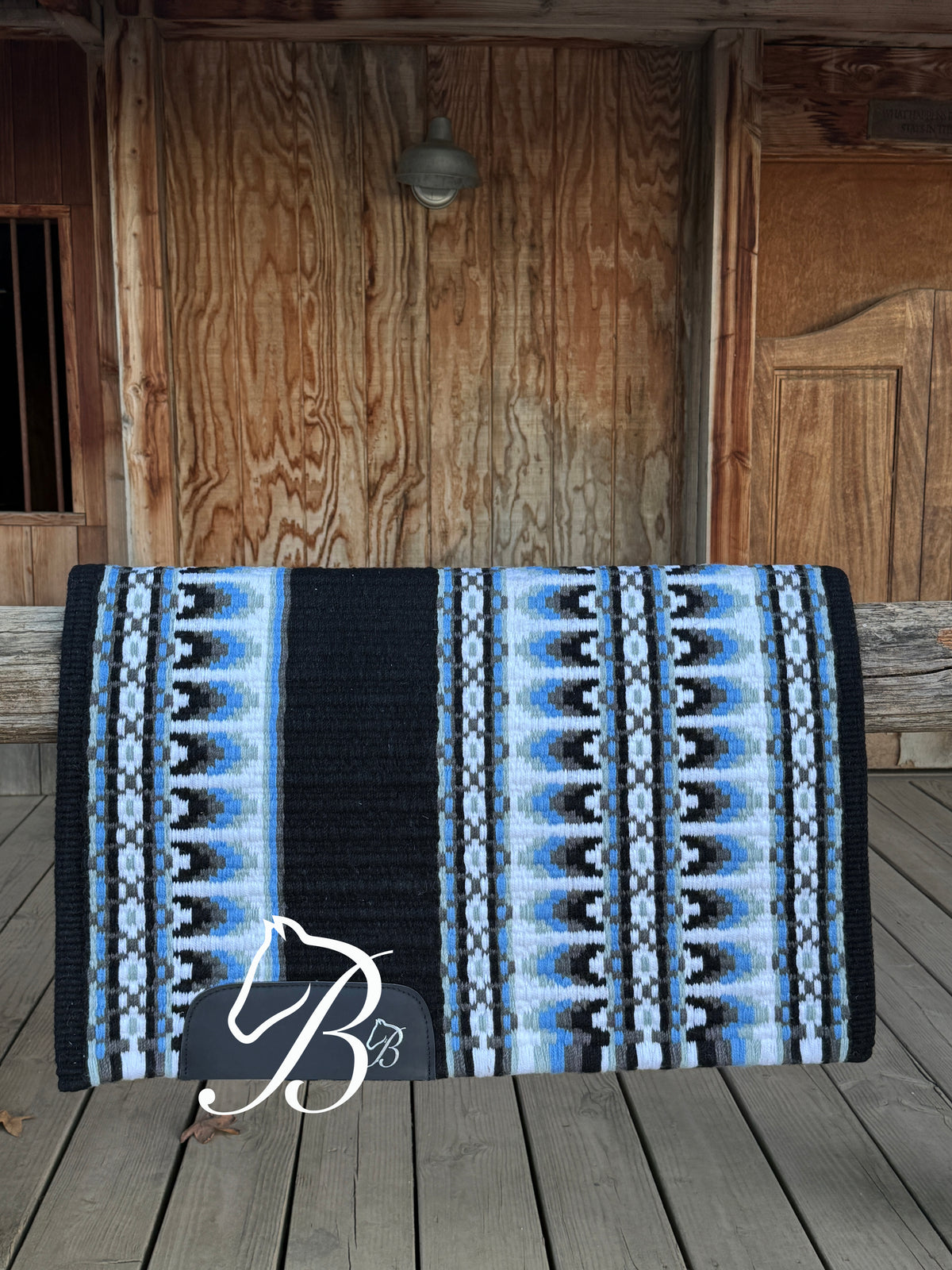 Jessie Black & Grey with Periwinkle