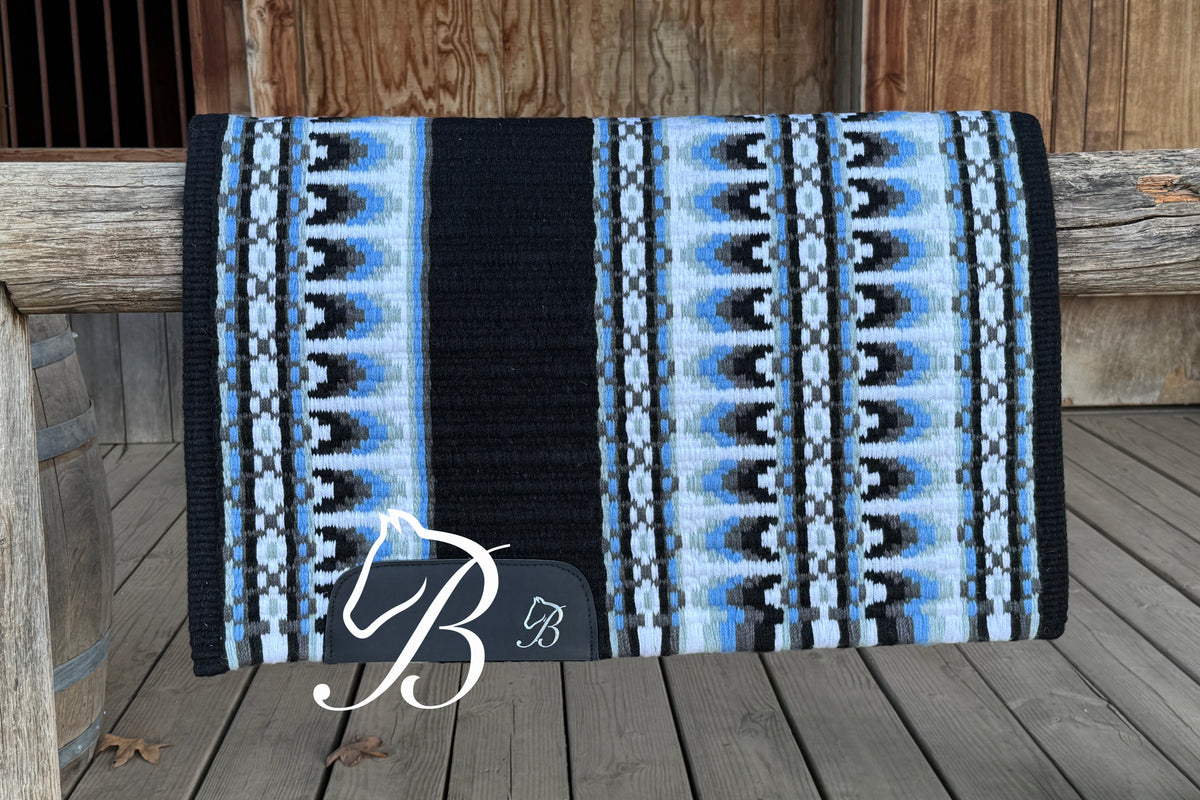 Jessie Black & Grey with Periwinkle