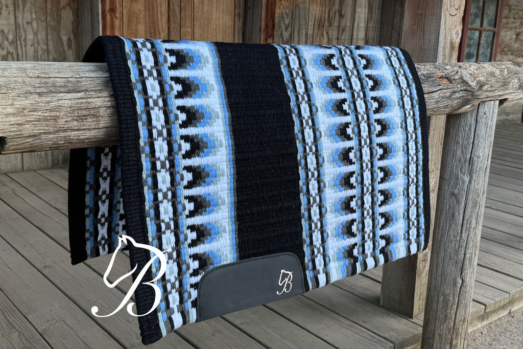 Jessie Black & Grey with Periwinkle