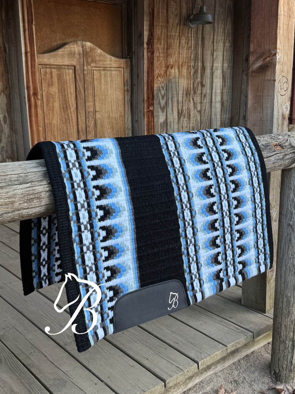 Jessie Black & Grey with Periwinkle