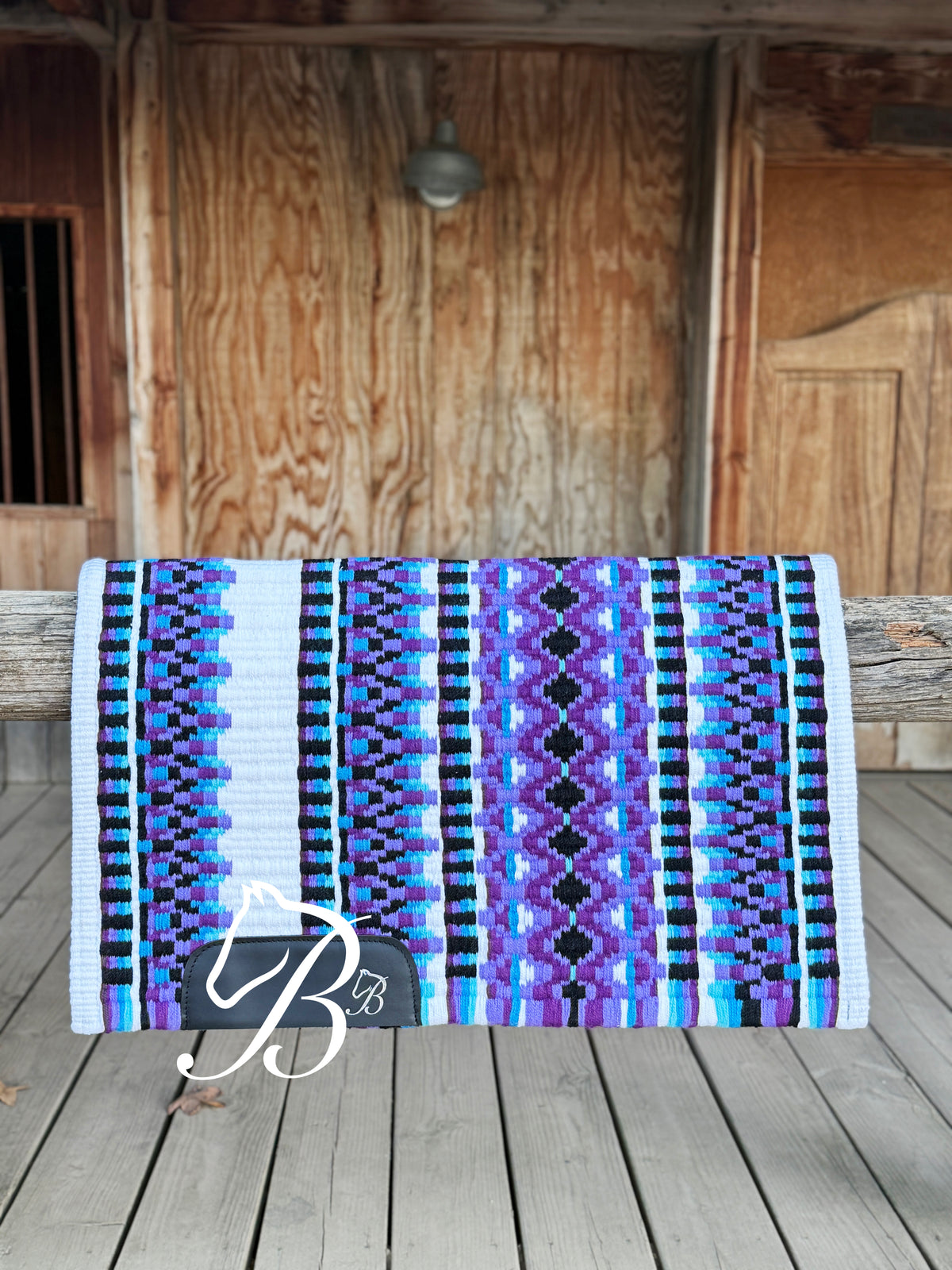 Impressive White Purple Blue