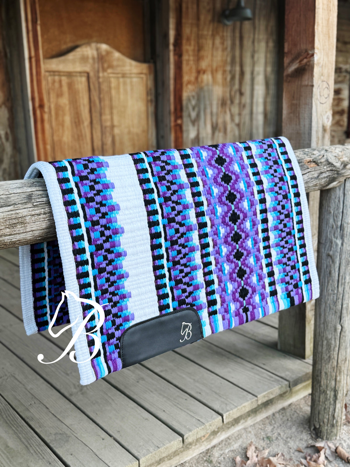 Impressive White Purple Blue