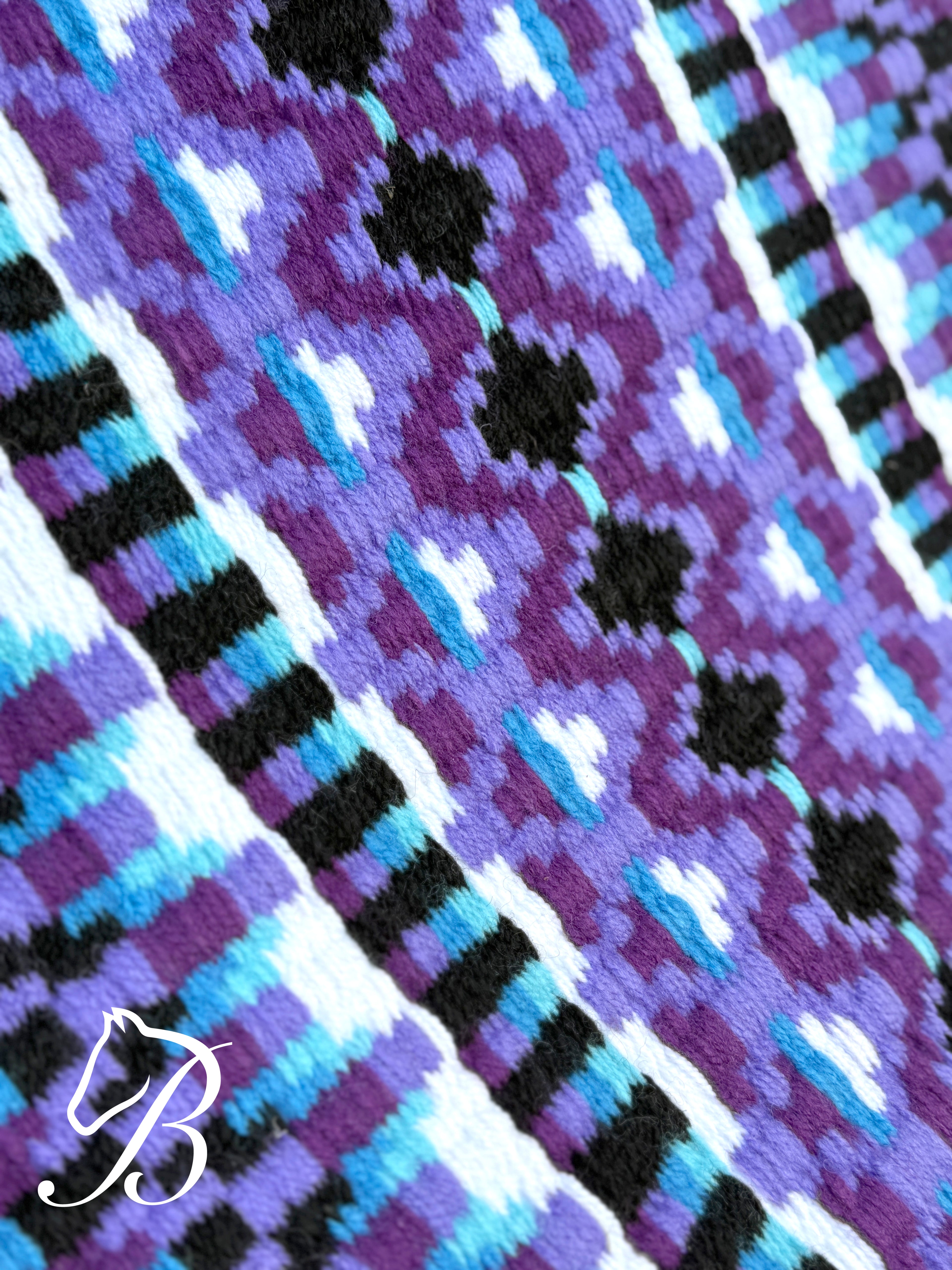 Impressive White Purple Blue