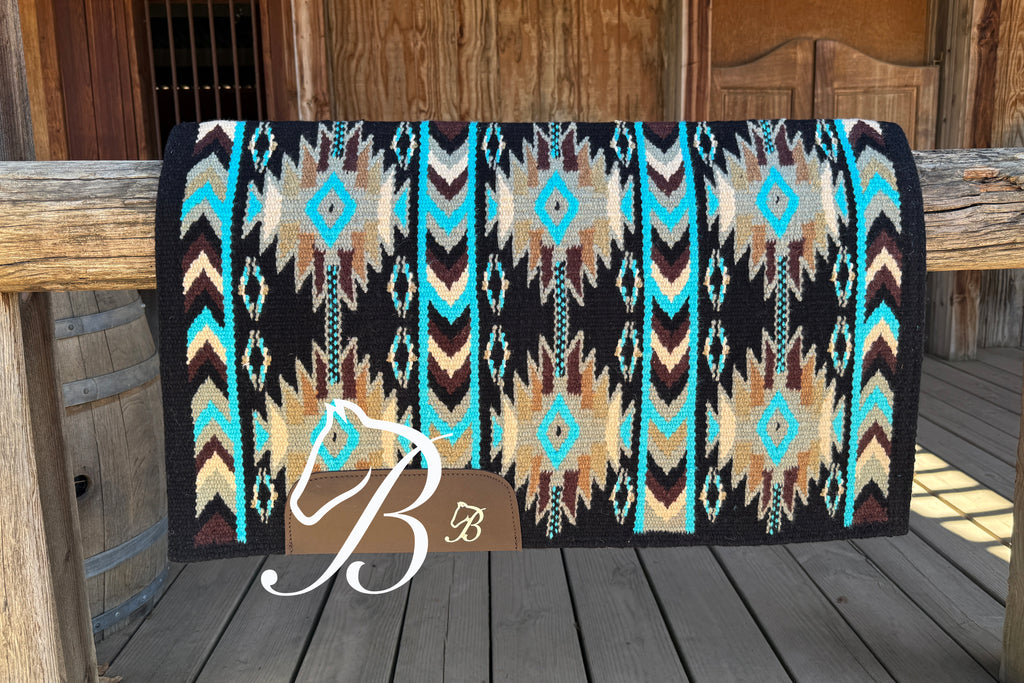 Nikko Turquoise Muted Browns