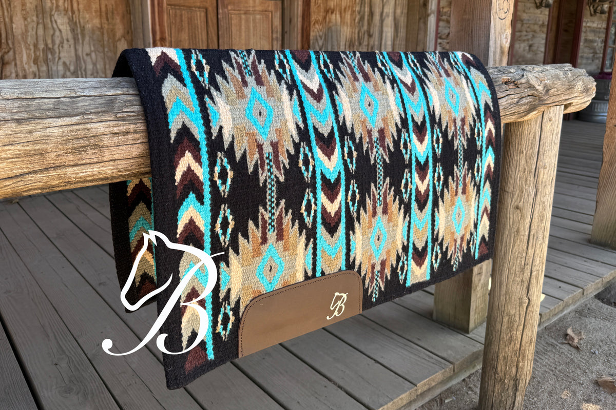 Nikko Turquoise Muted Browns