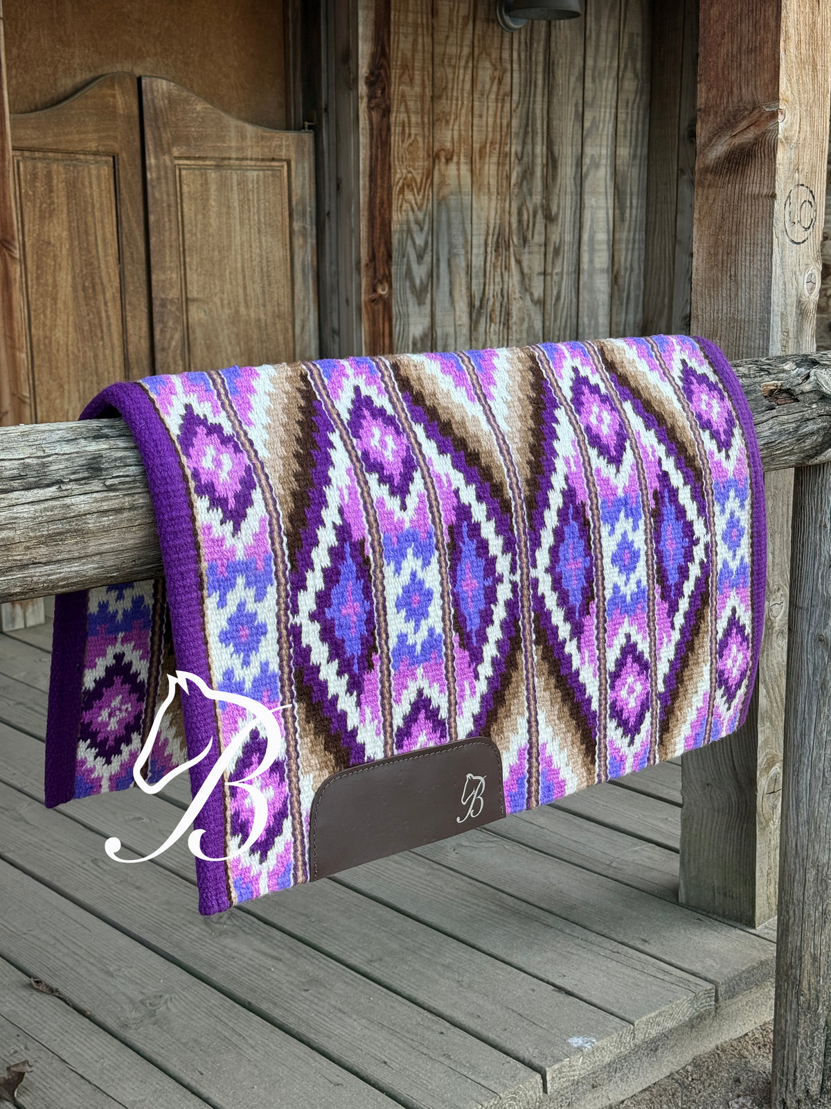 Influencer Purple Tan White