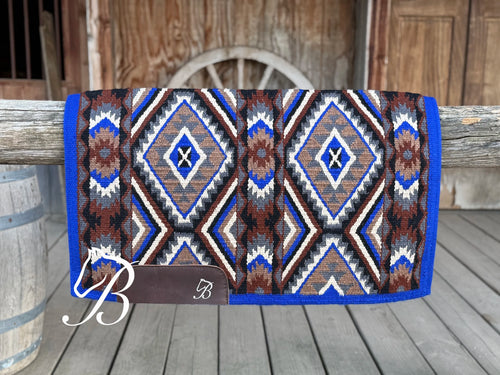 Blue Gritty Ranch Blue Border