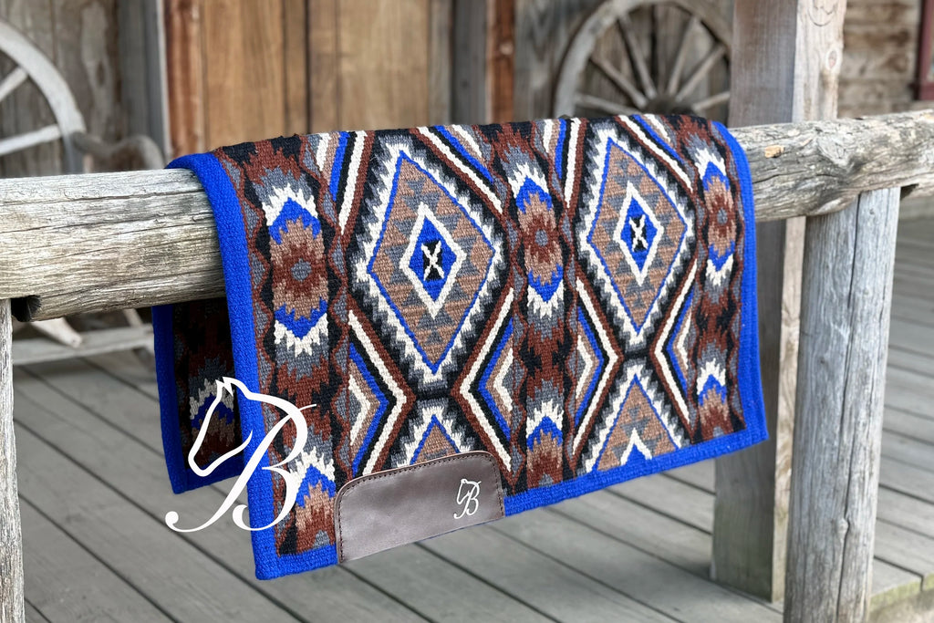 Blue Gritty Ranch Blue Border