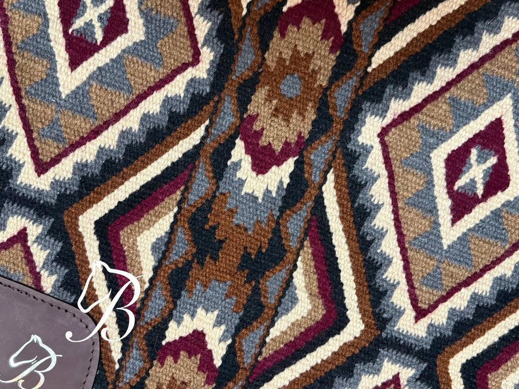 Burgundy Gritty Ranch Burgundy Border