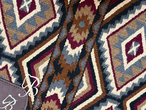 Burgundy Gritty Ranch Burgundy Border