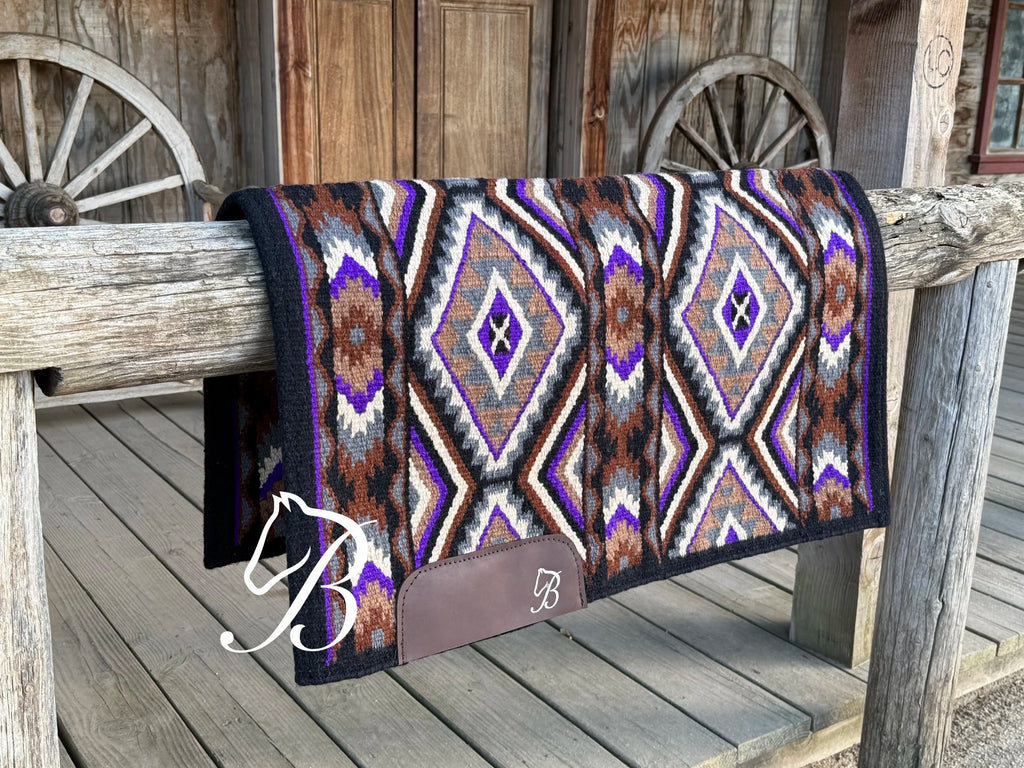 Purple Gritty Ranch Black Border