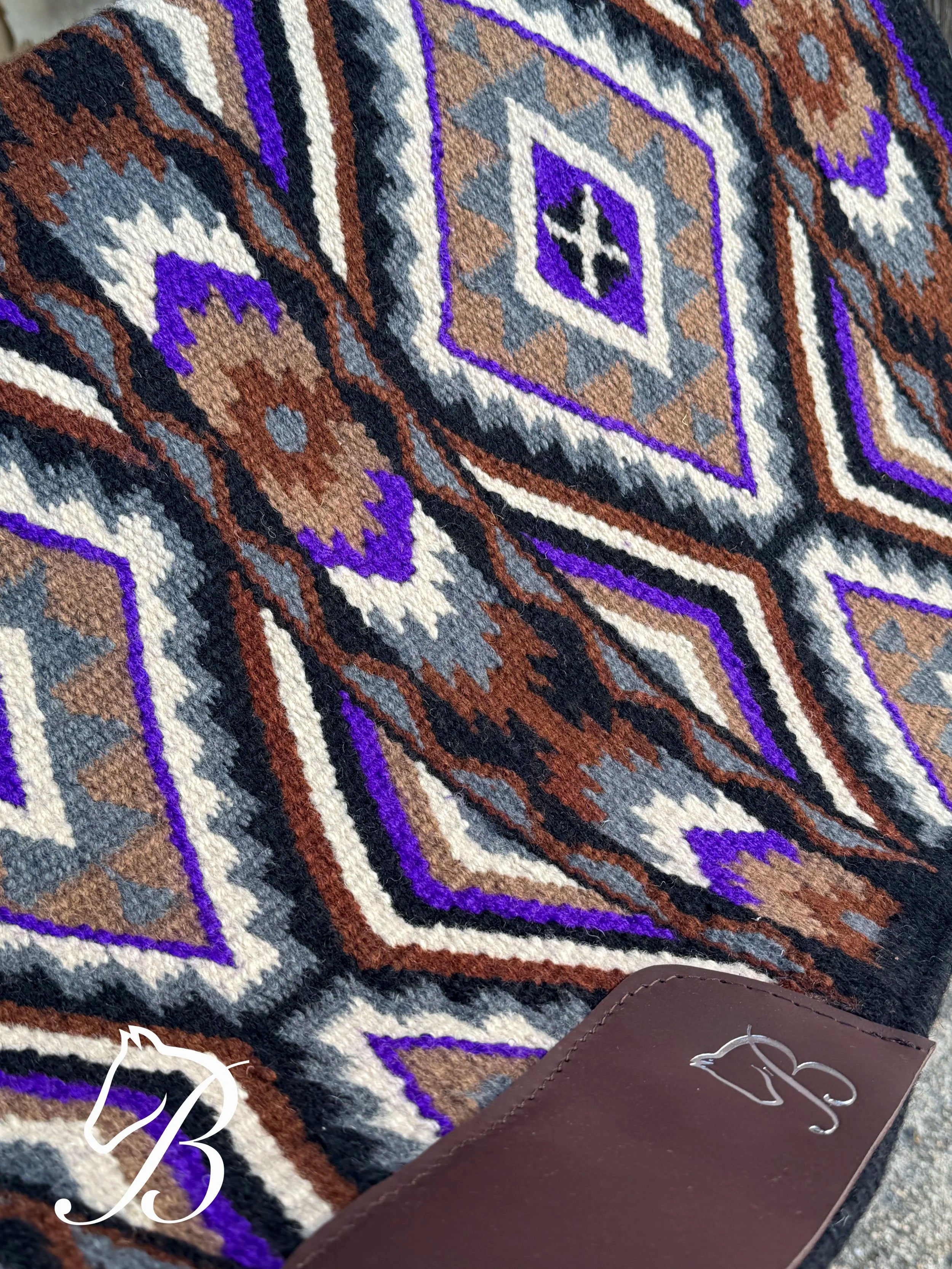 Purple Gritty Ranch Black Border