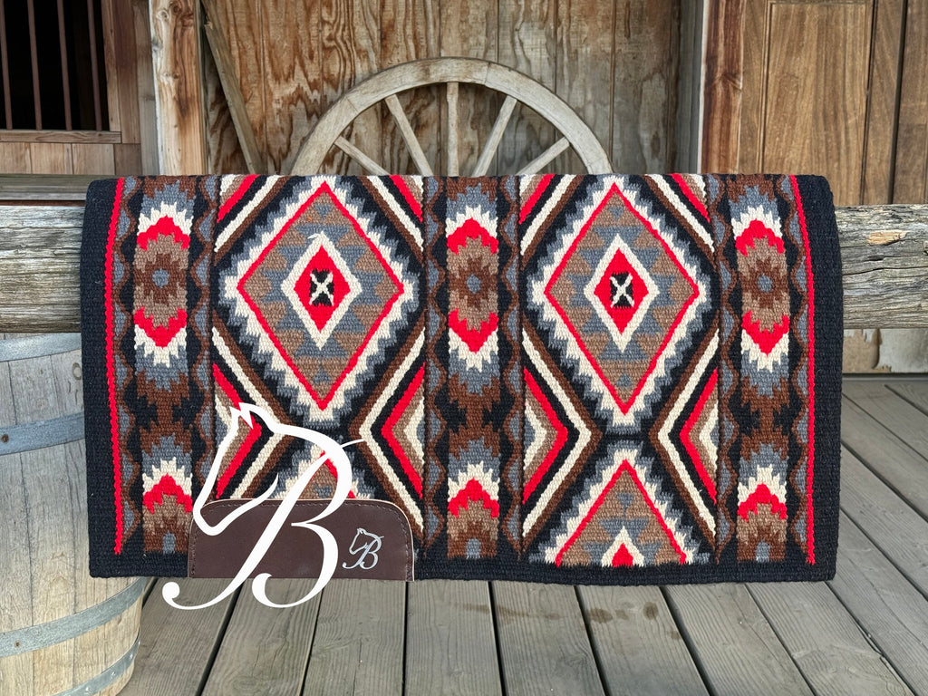 Red Gritty Ranch Black Border