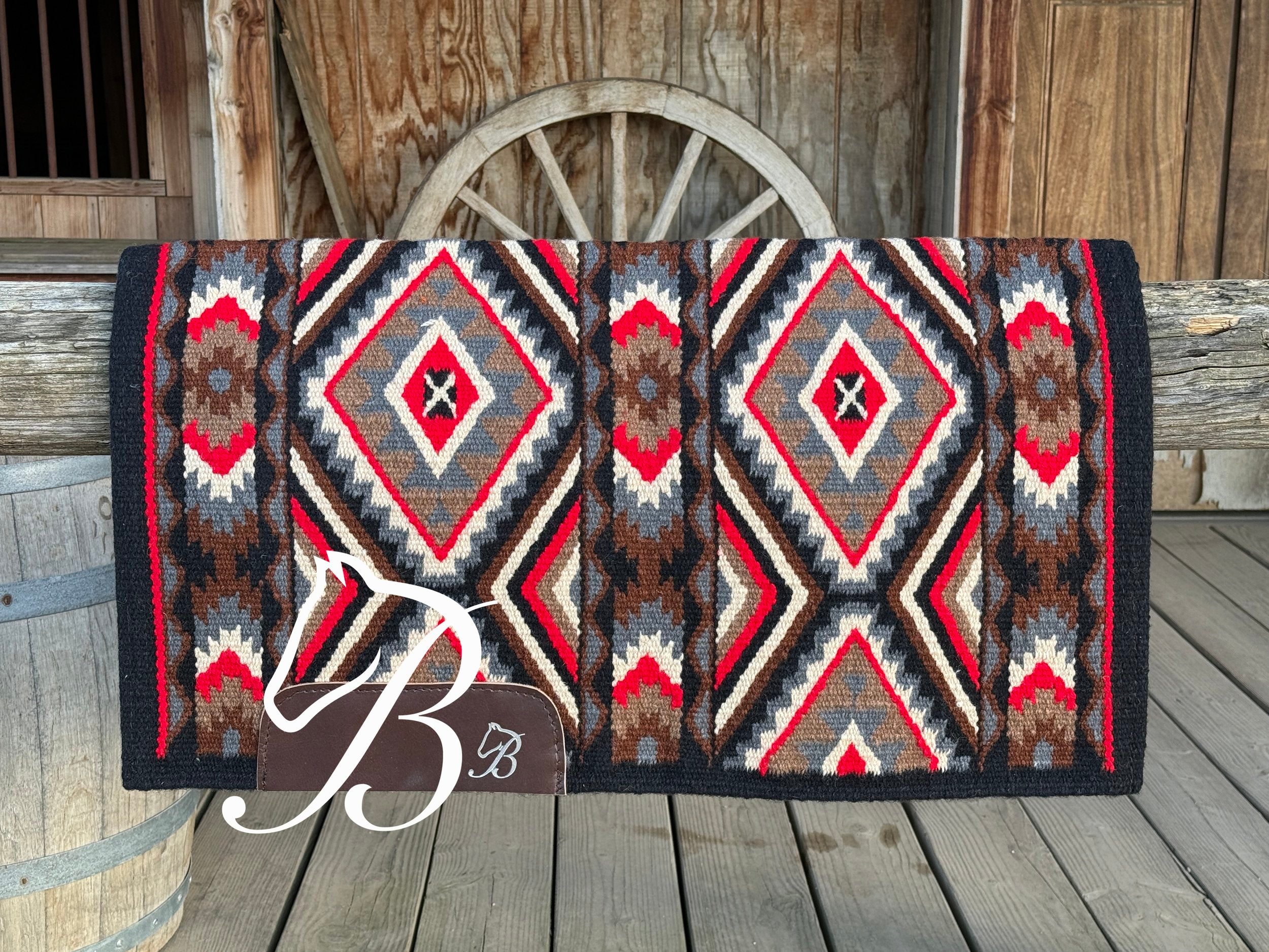 Red Gritty Ranch Black Border