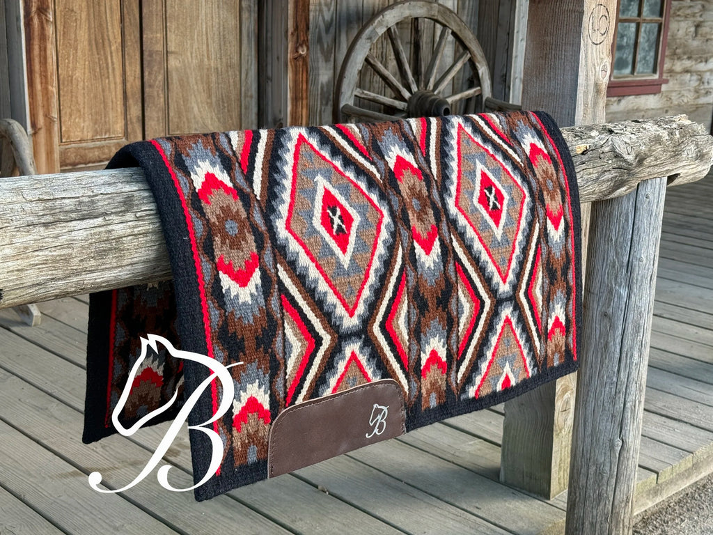 Red Gritty Ranch Black Border