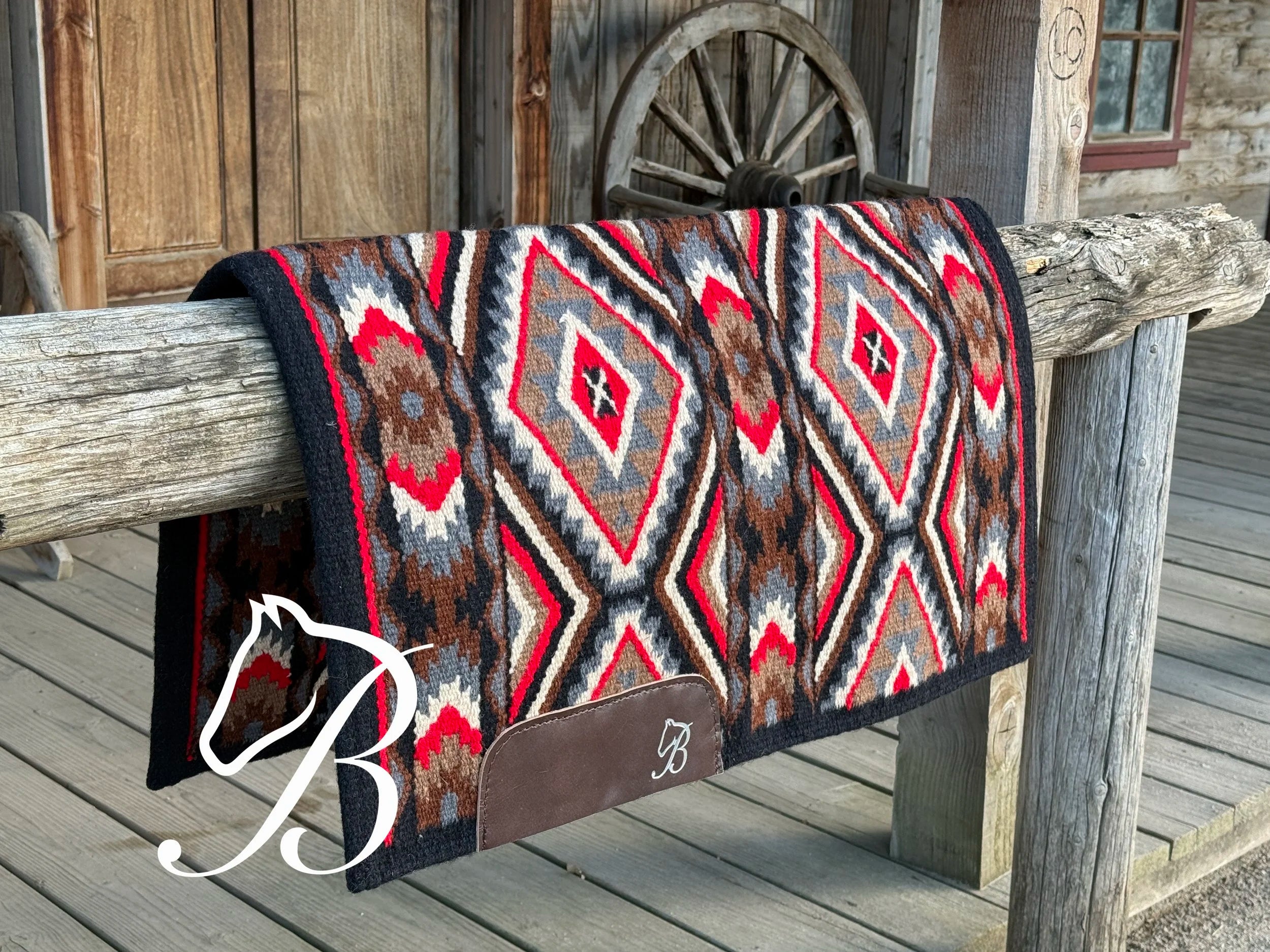 Red Gritty Ranch Black Border
