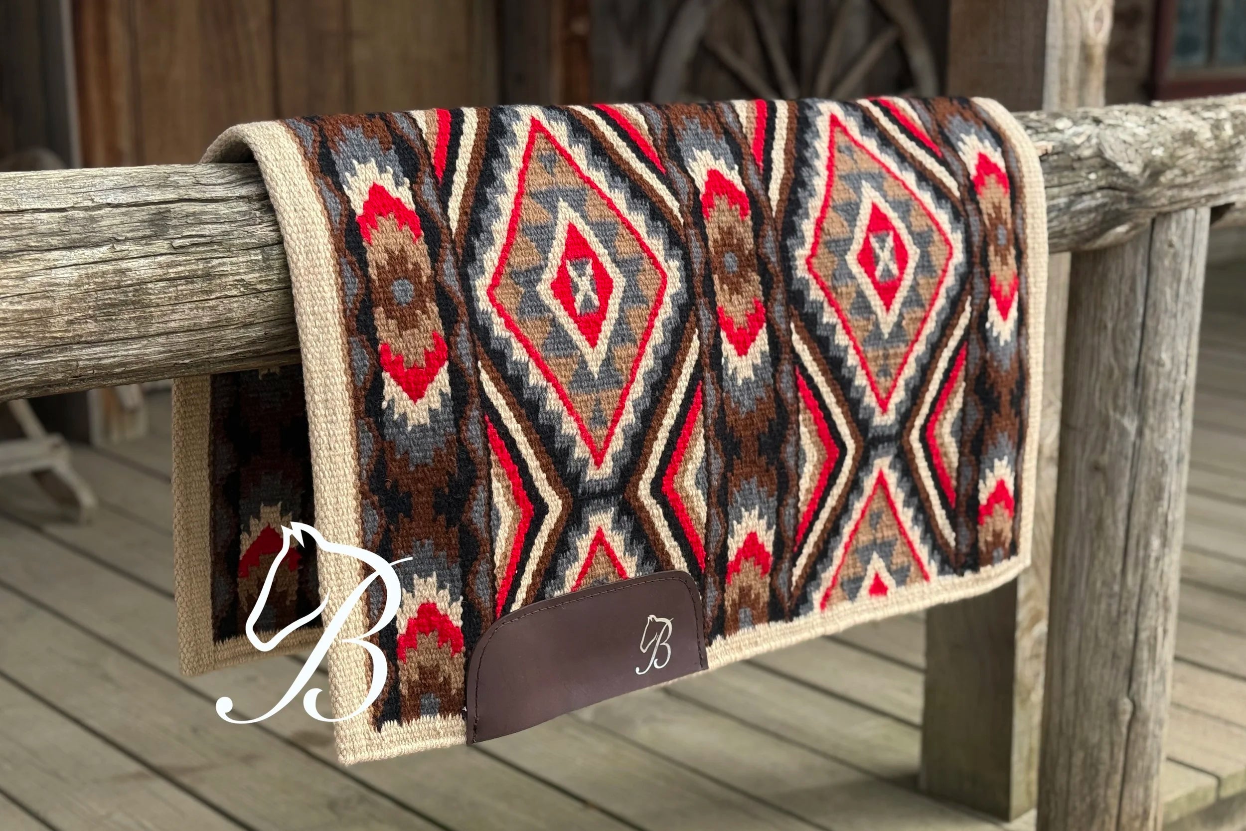 Red Gritty Ranch Neutral Border