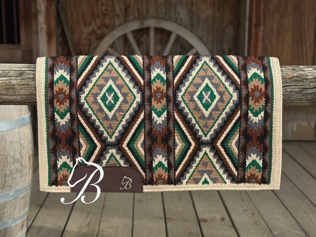 Green Gritty Ranch Neutral Border