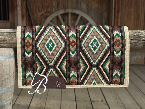 Green Gritty Ranch Neutral Border