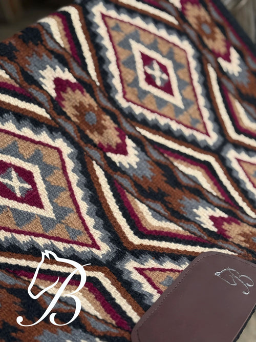 Burgundy Gritty Ranch Black Border