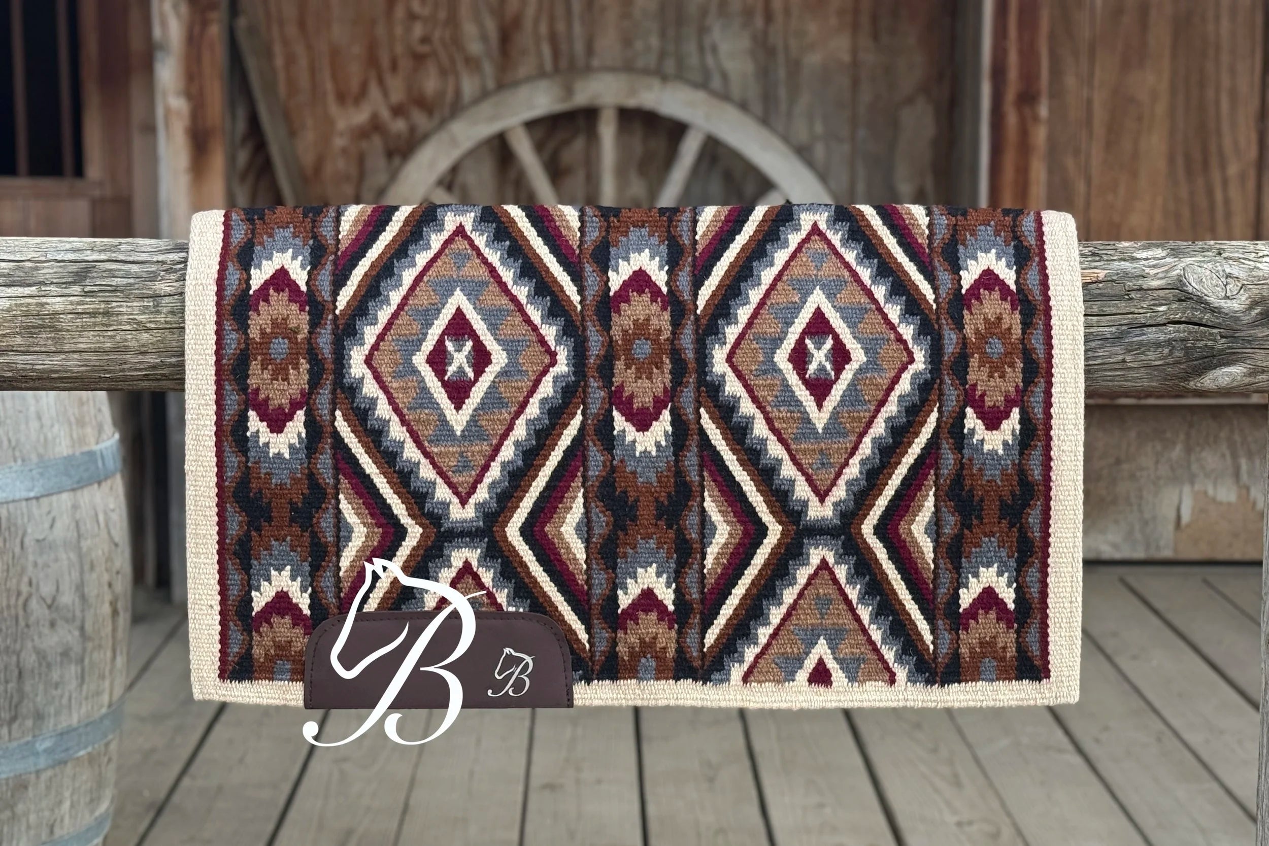 BURGUNDY Gritty Ranch NEUTRAL Border