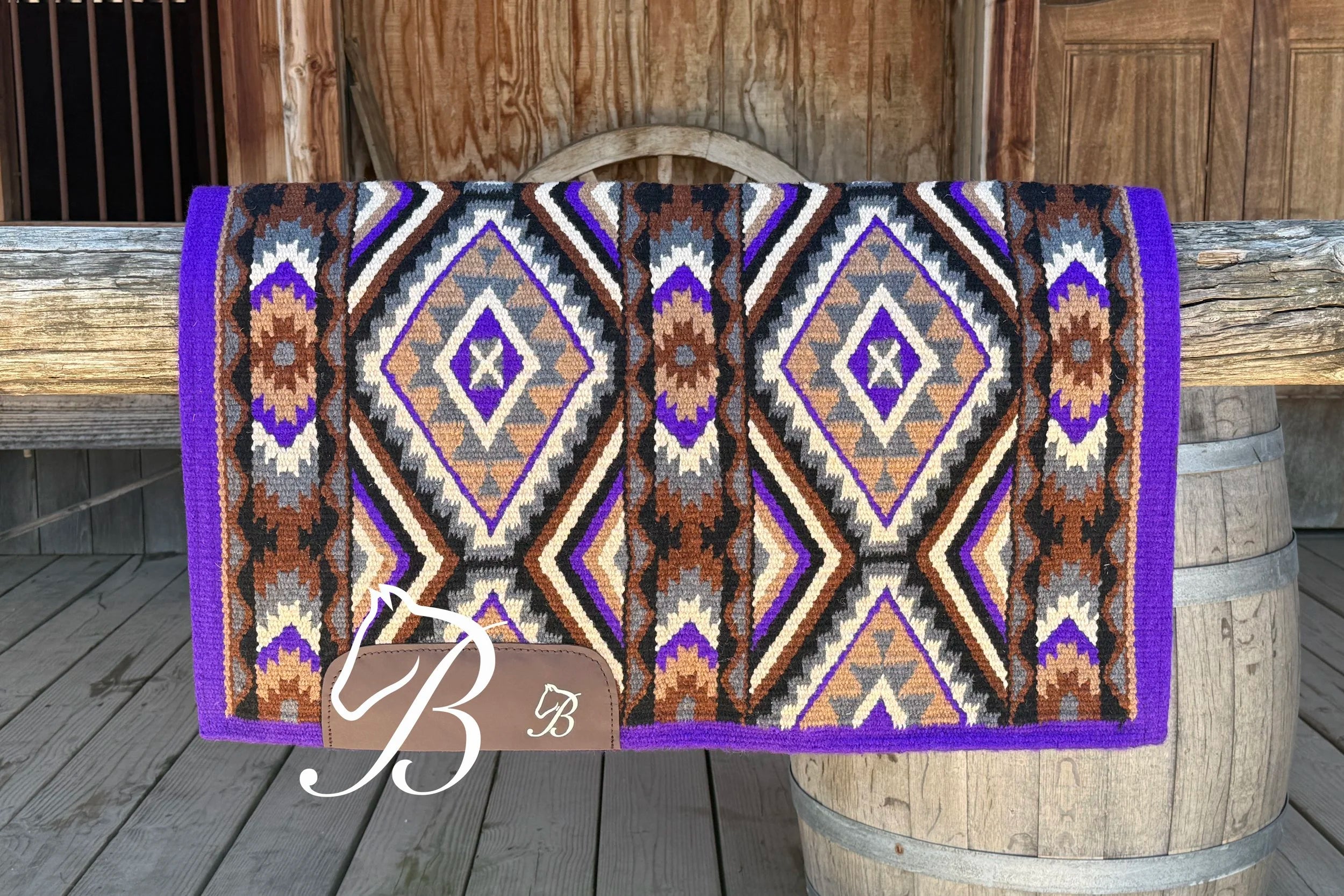 Purple Gritty Ranch Purple Border