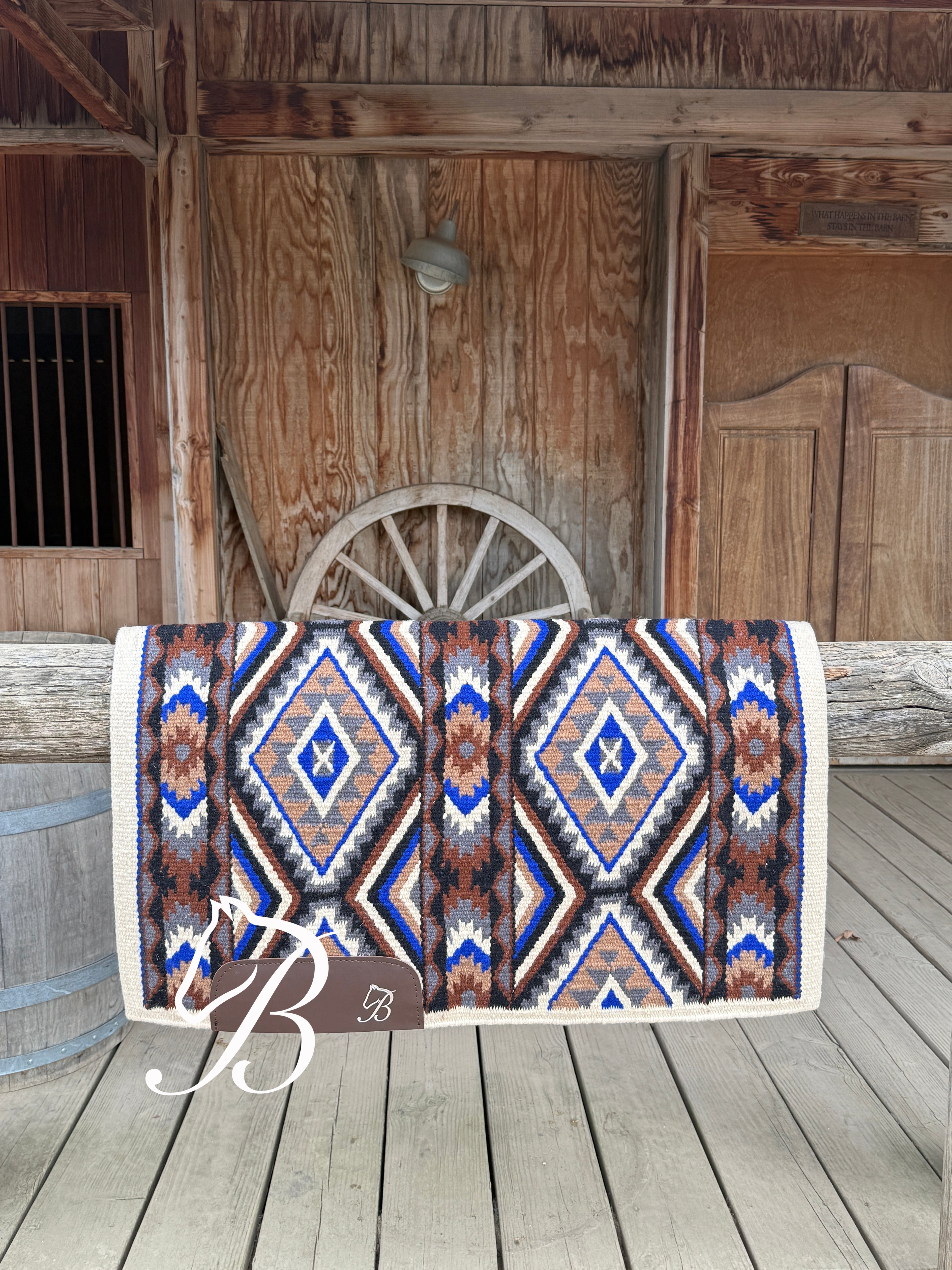 Blue Gritty Ranch Neutral Border