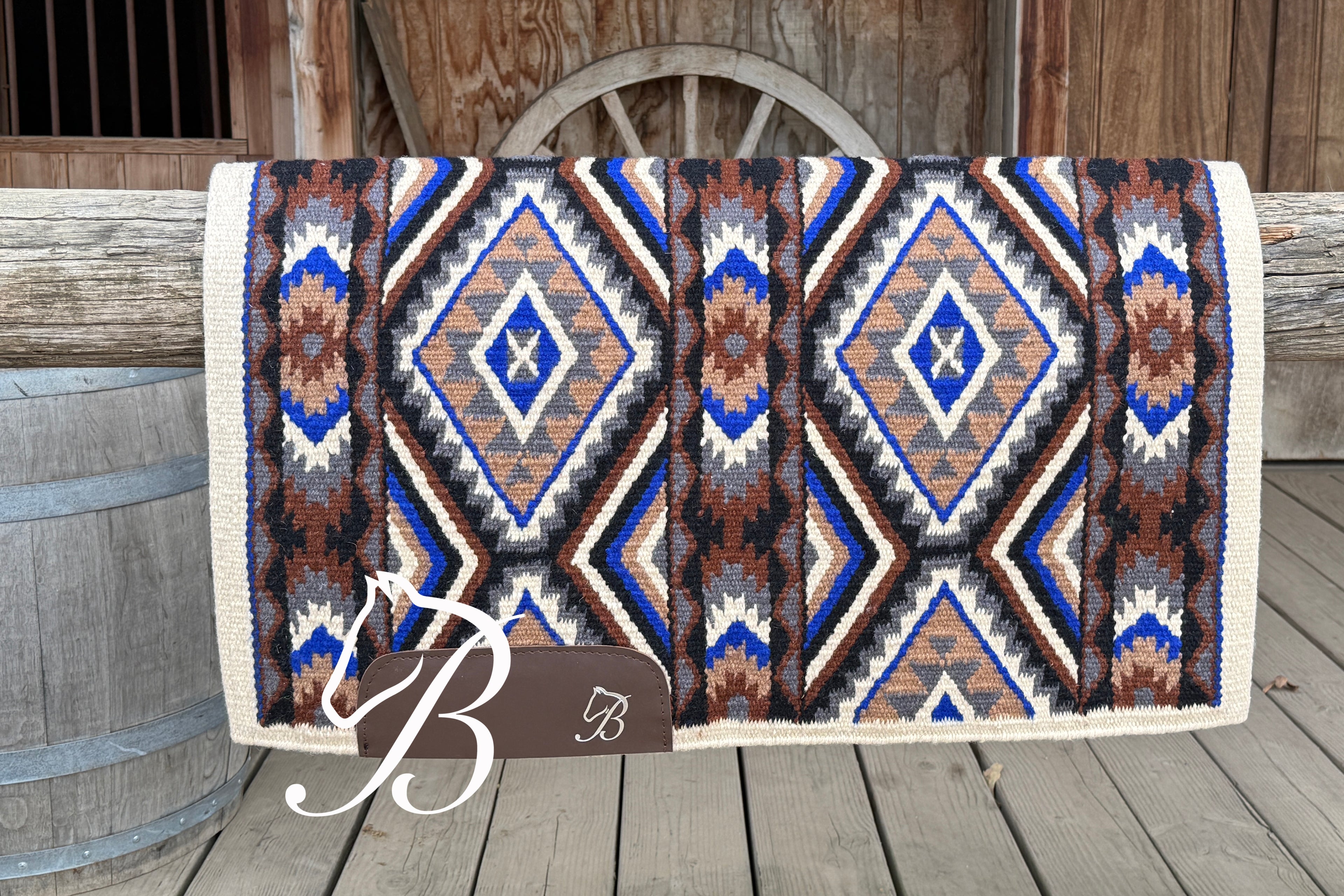 Blue Gritty Ranch Neutral Border