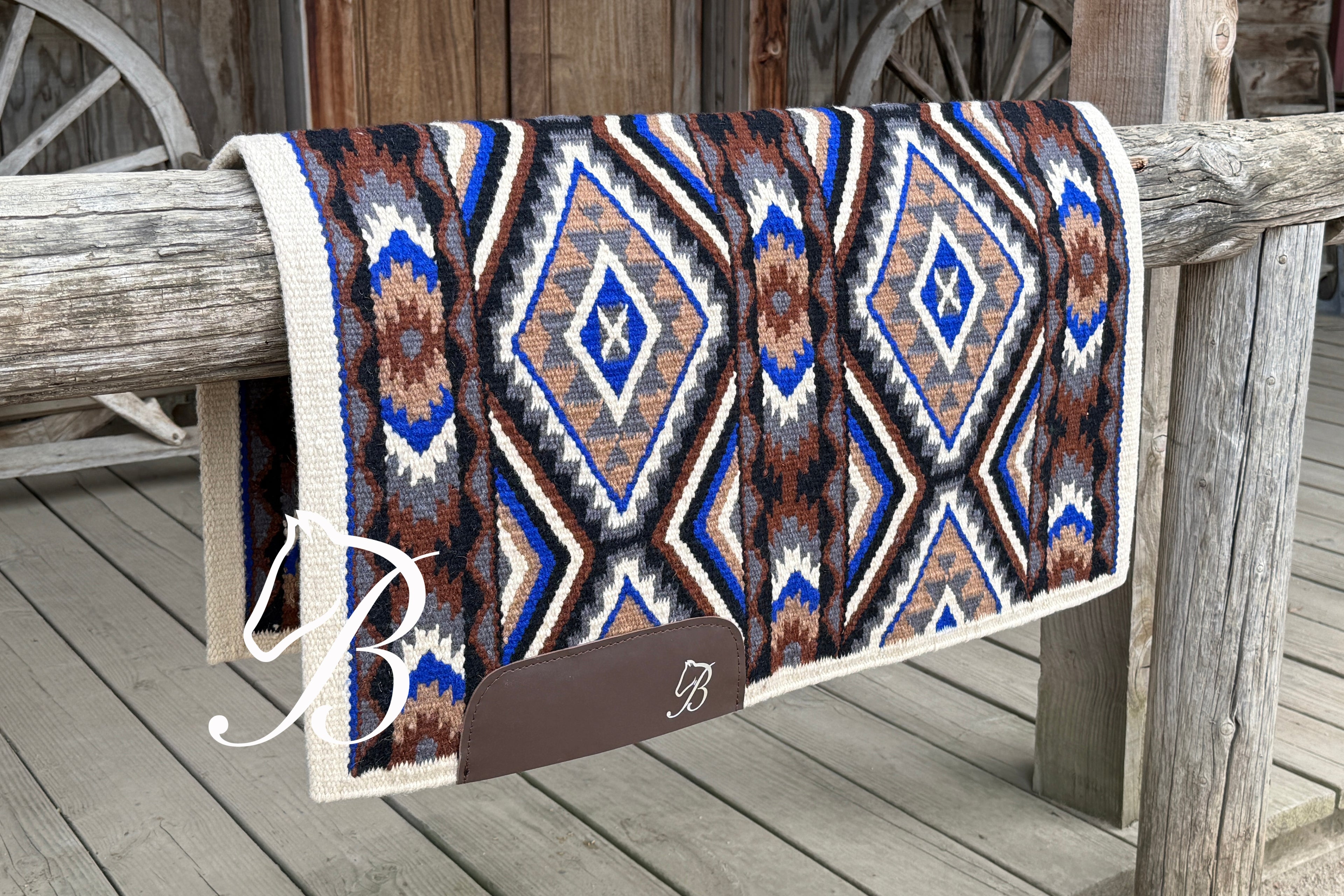Blue Gritty Ranch Neutral Border