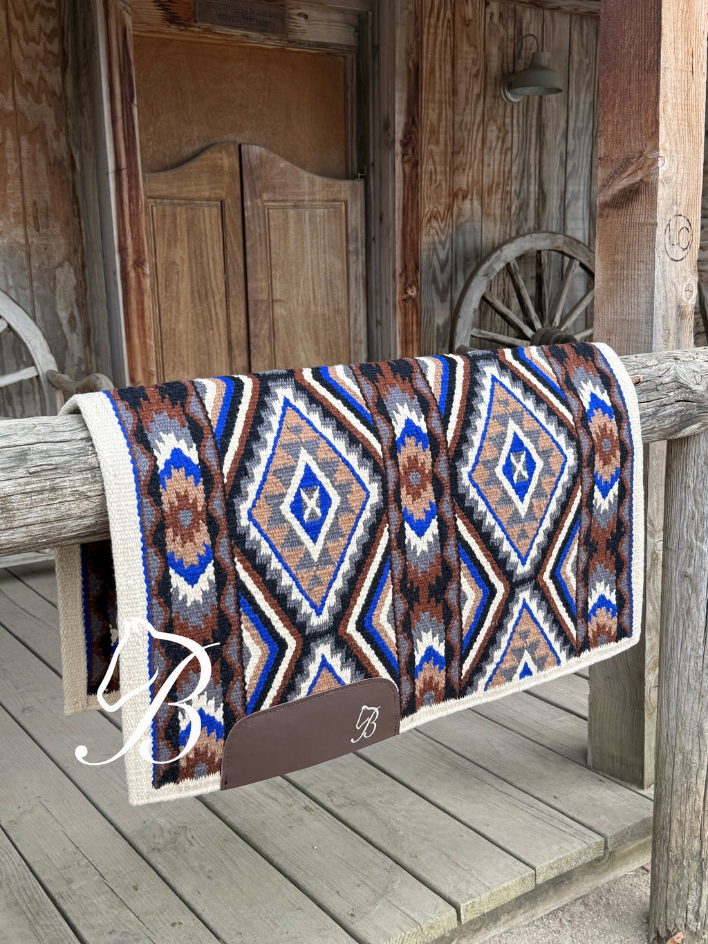 Blue Gritty Ranch Neutral Border