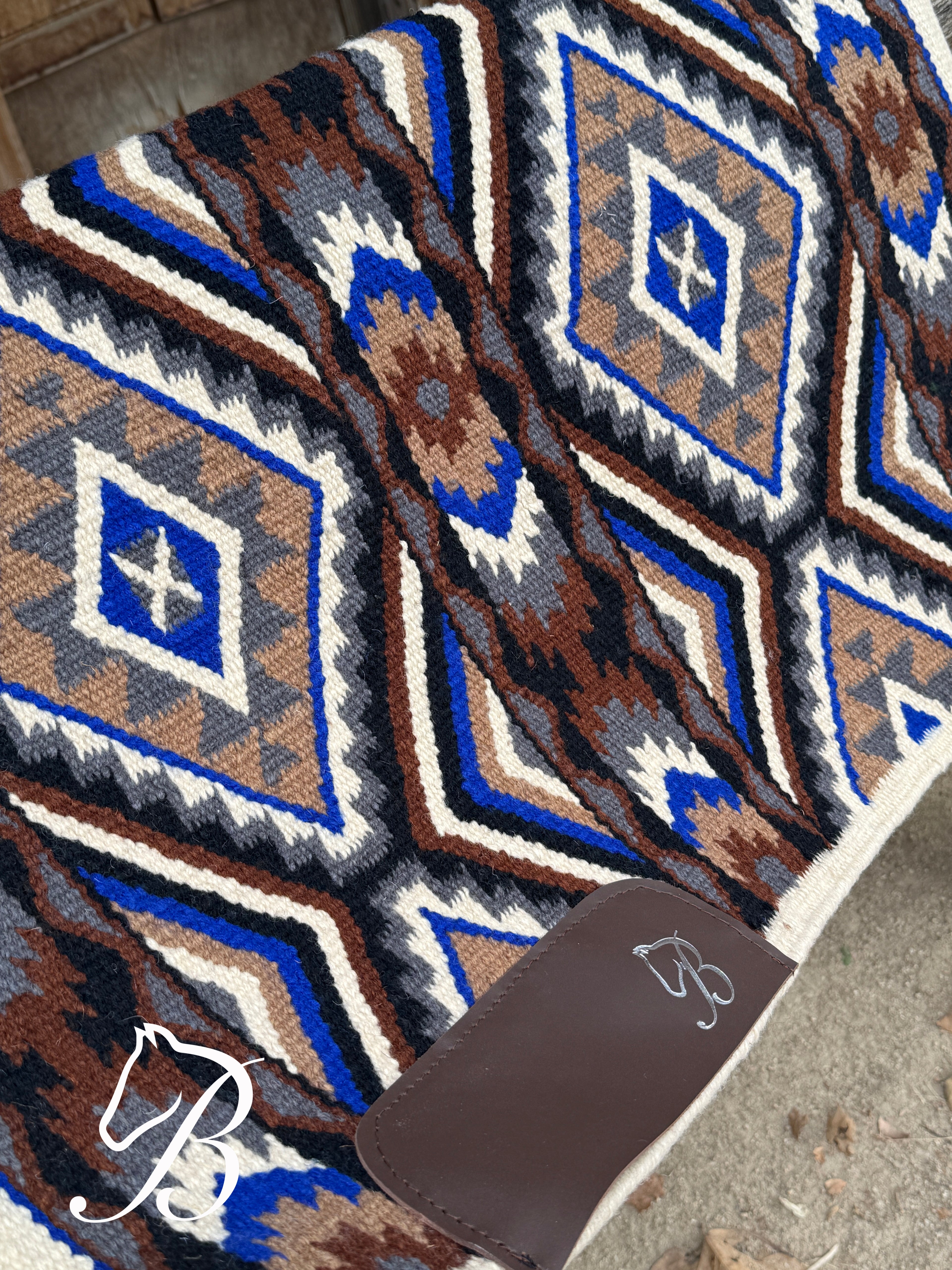 Blue Gritty Ranch Neutral Border