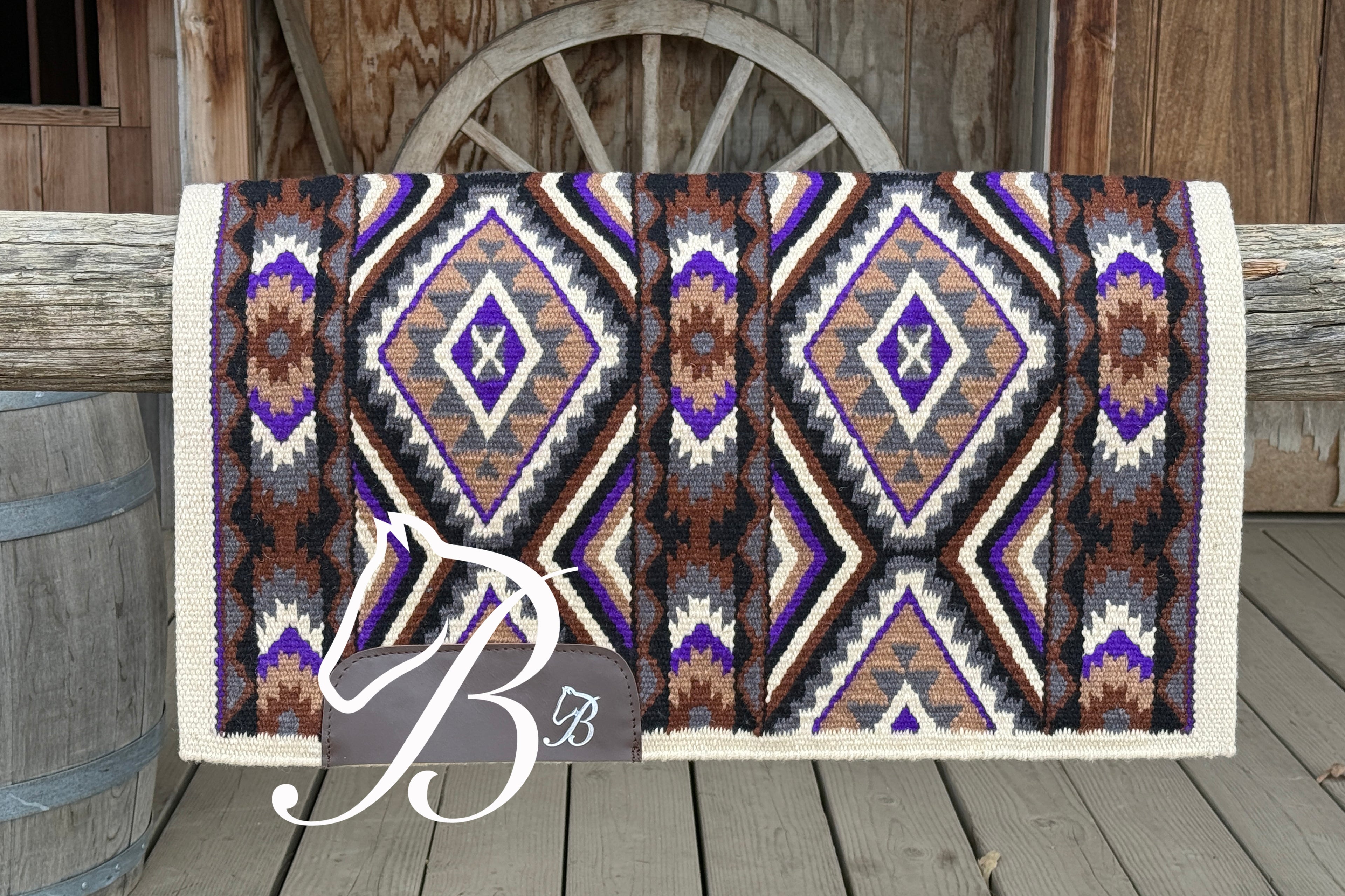 Purple Gritty Ranch Neutral Border
