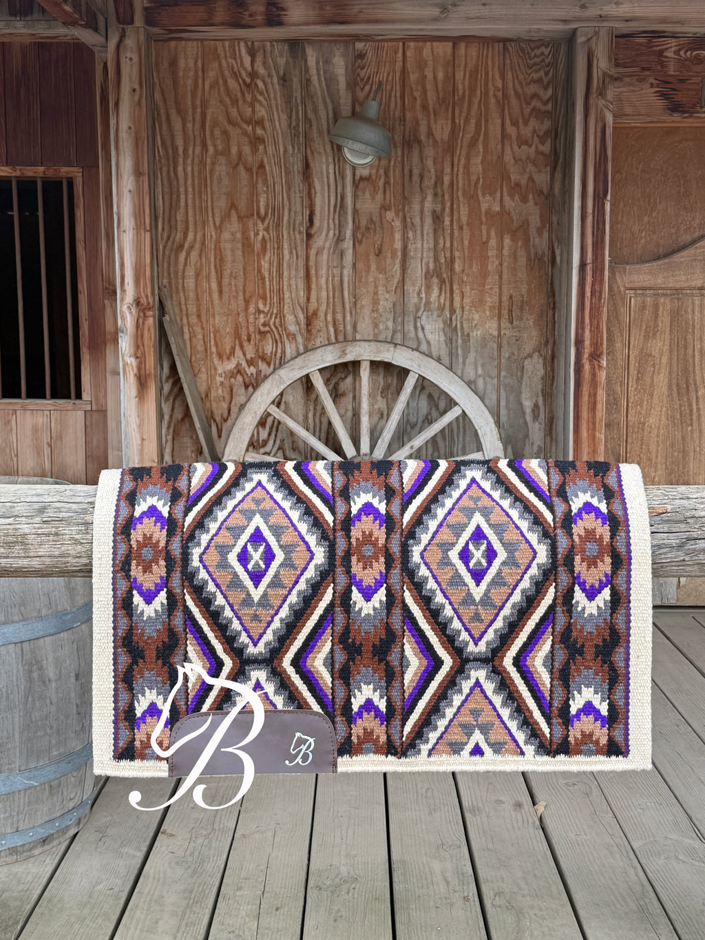 Purple Gritty Ranch Neutral Border