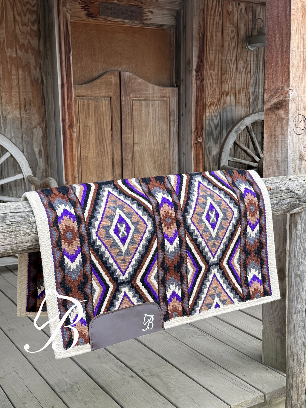 Purple Gritty Ranch Neutral Border