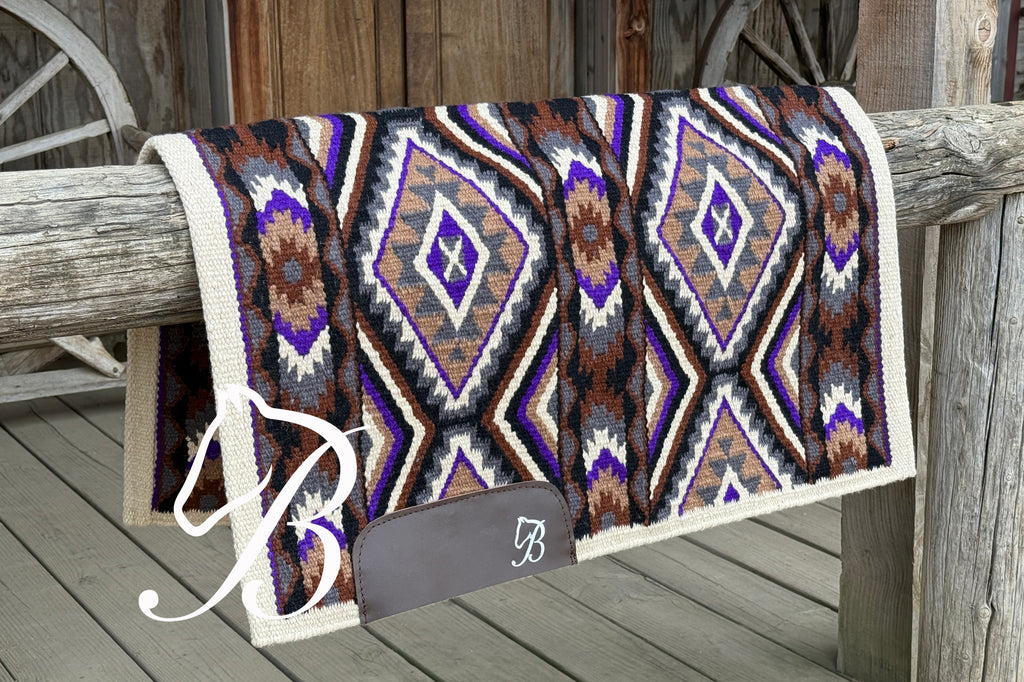 Purple Gritty Ranch Neutral Border