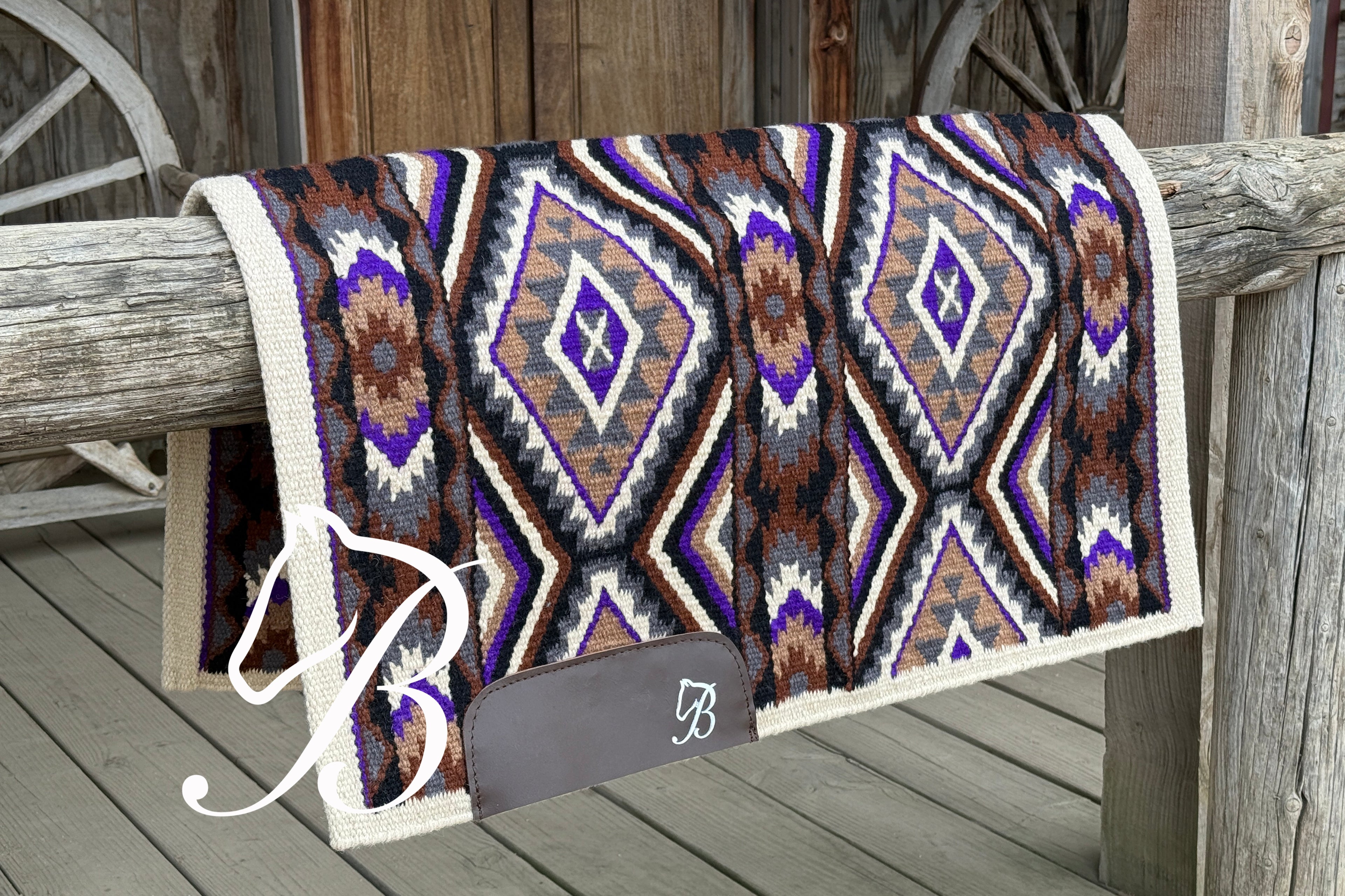 Purple Gritty Ranch Neutral Border