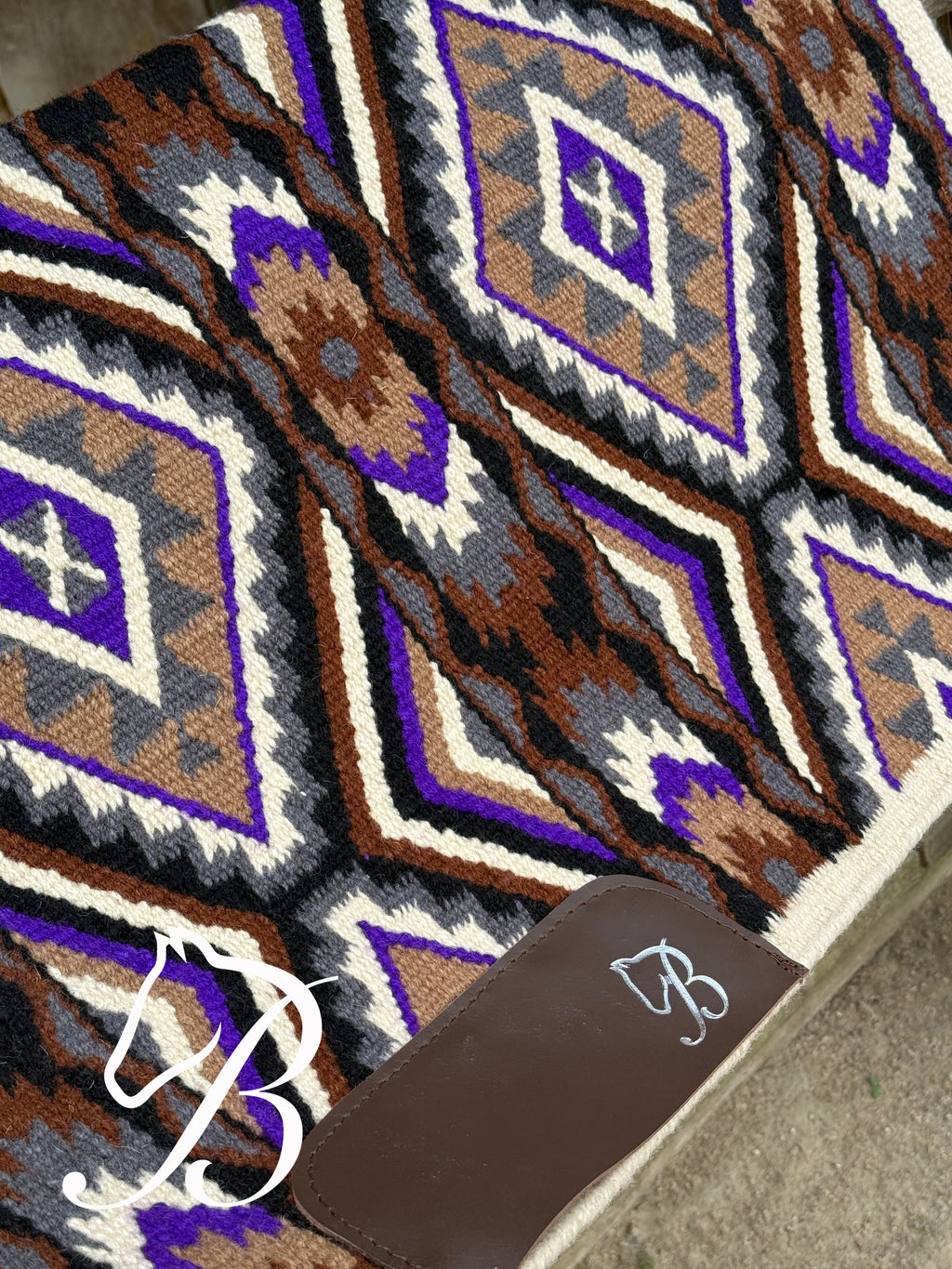 Purple Gritty Ranch Neutral Border
