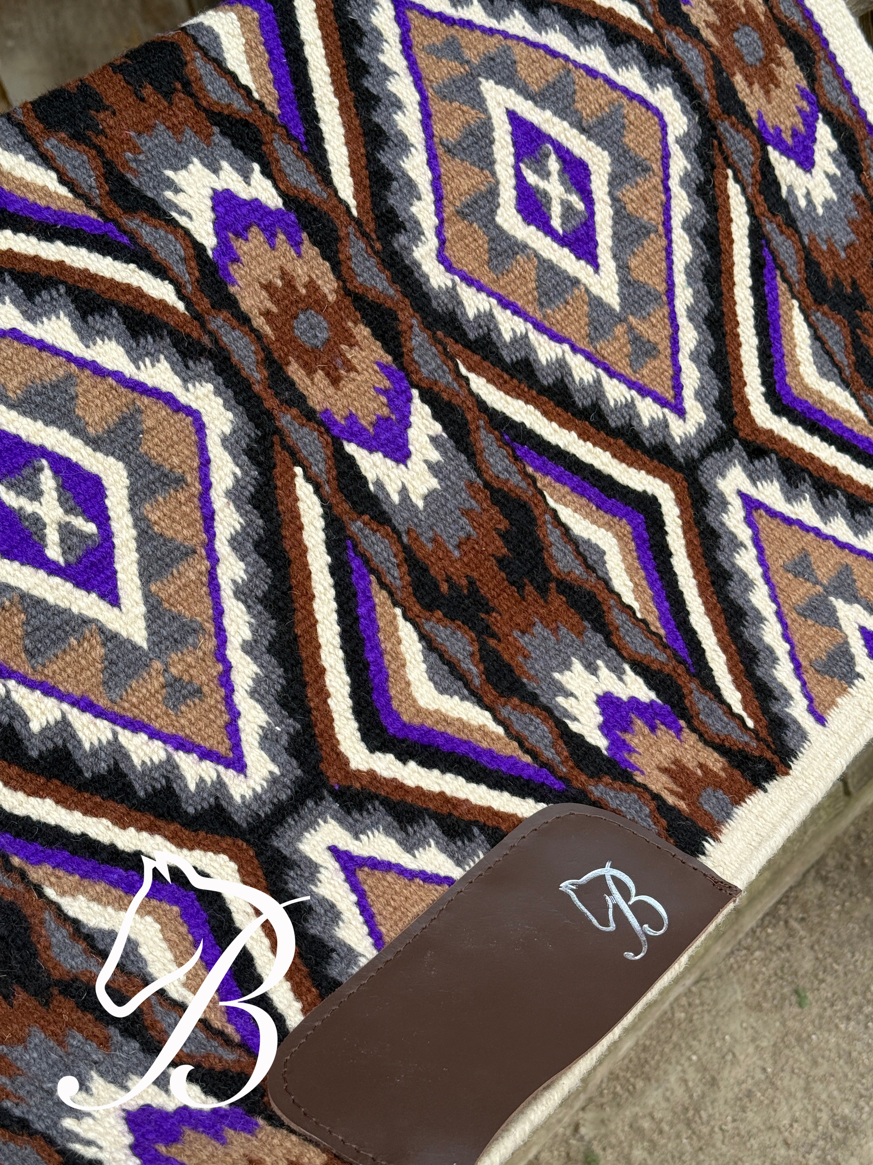 Purple Gritty Ranch Neutral Border