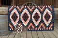 Peach Me White & Navy