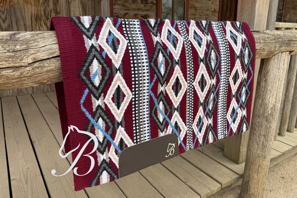 Diamond Warm Burgundy Base Periwinkle