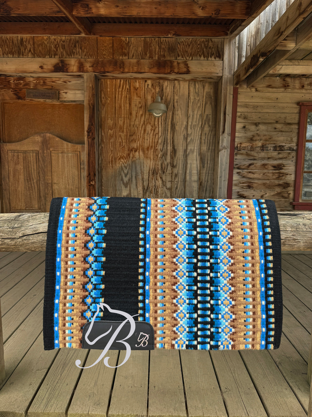 Gambler  Blues and Tan Black Base