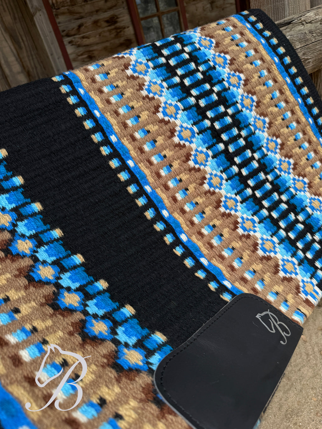 Gambler  Blues and Tan Black Base