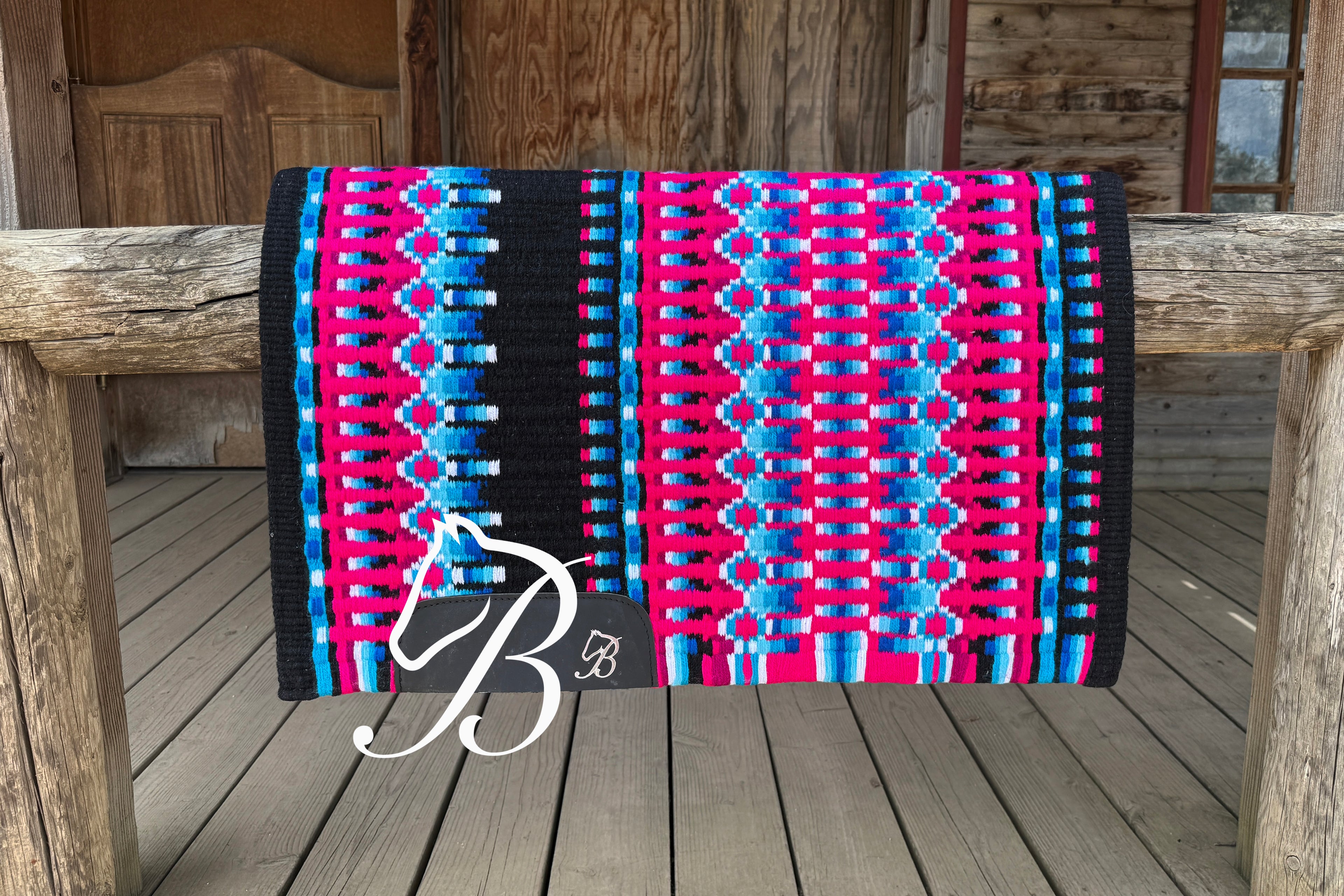 Gambler Black Blue and Hot Pink