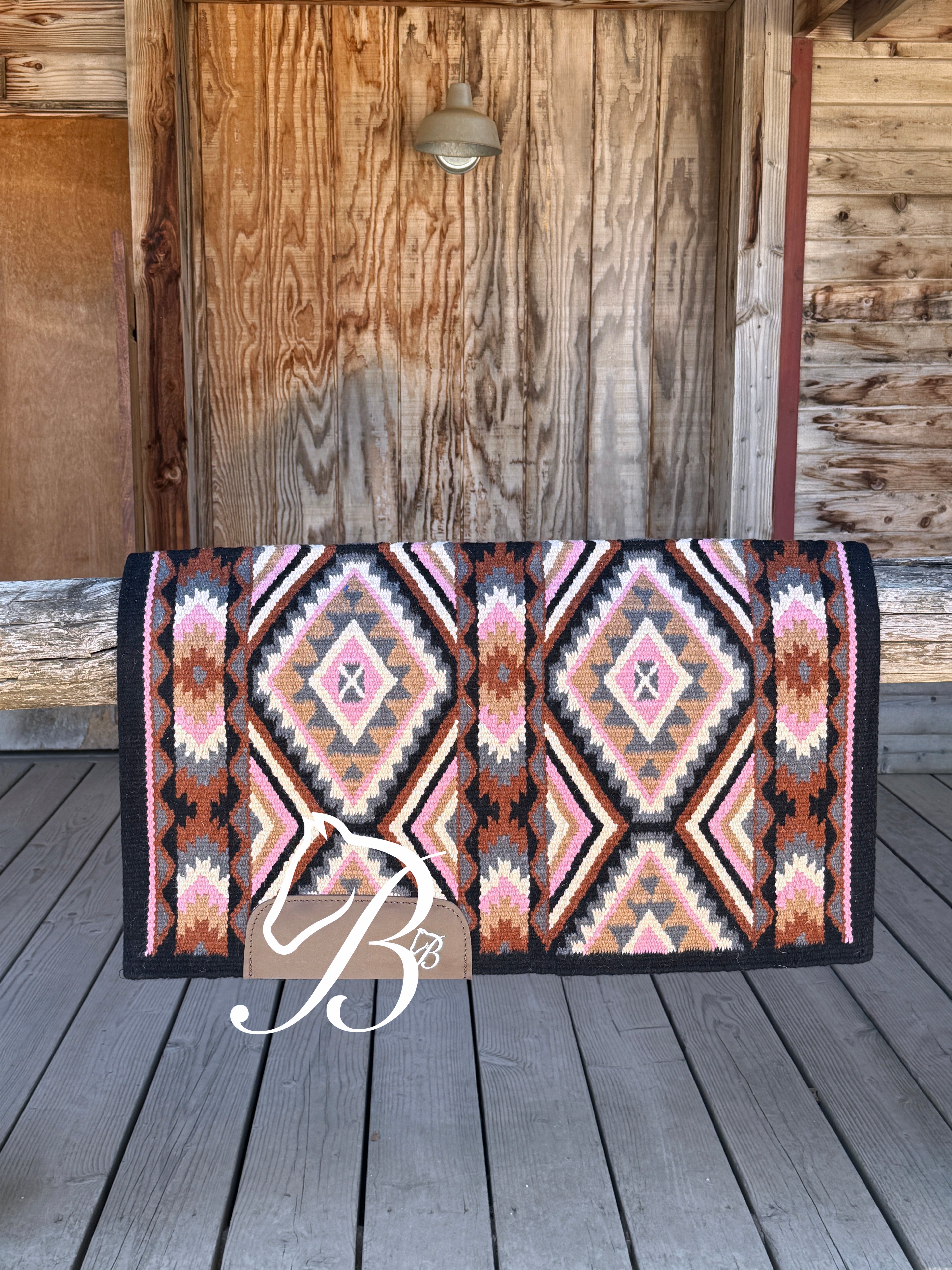 Pink Gritty Ranch Black Border