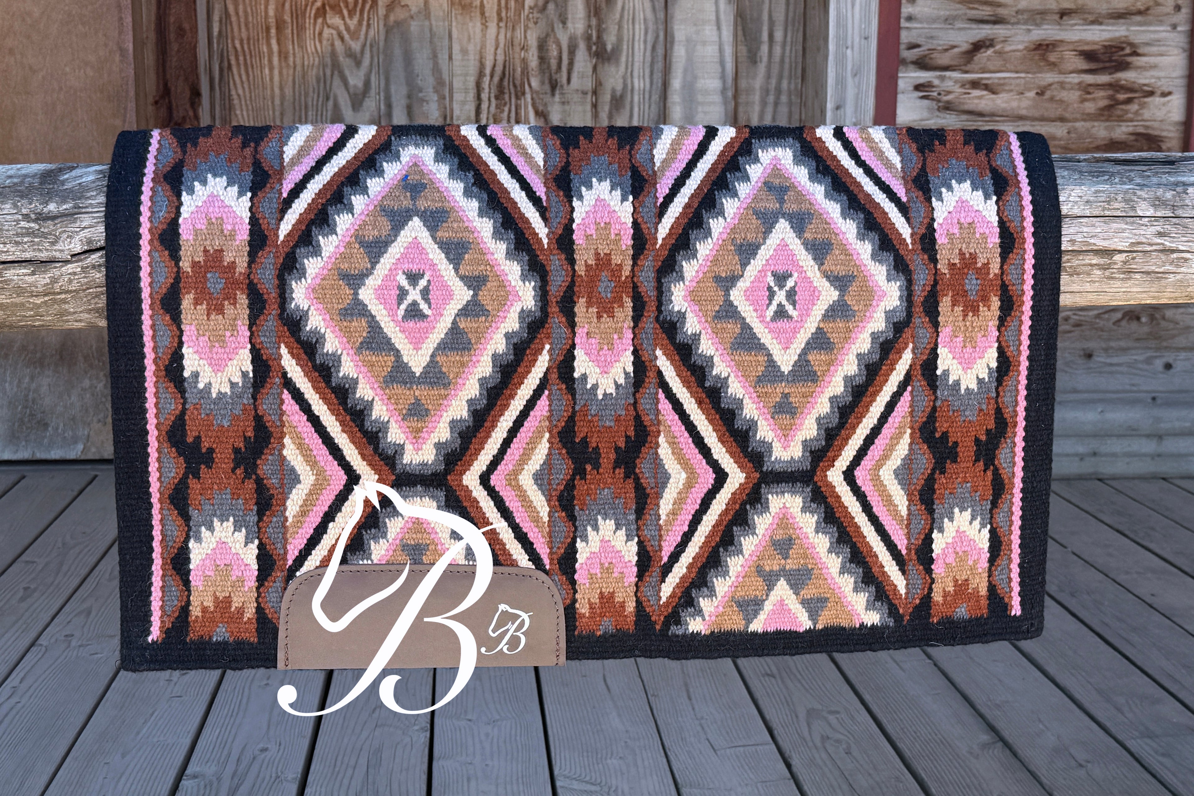 Pink Gritty Ranch Black Border