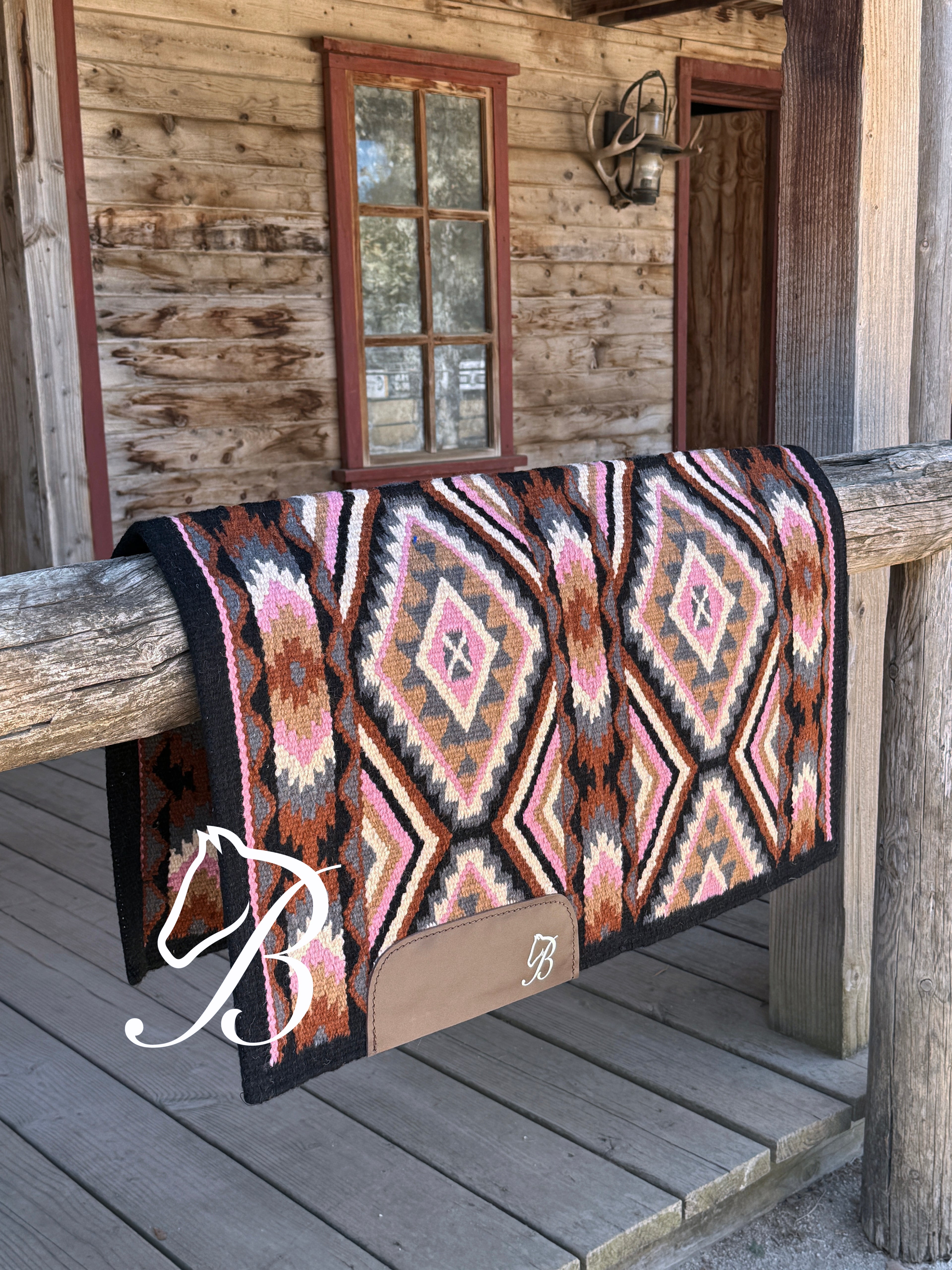 Pink Gritty Ranch Black Border