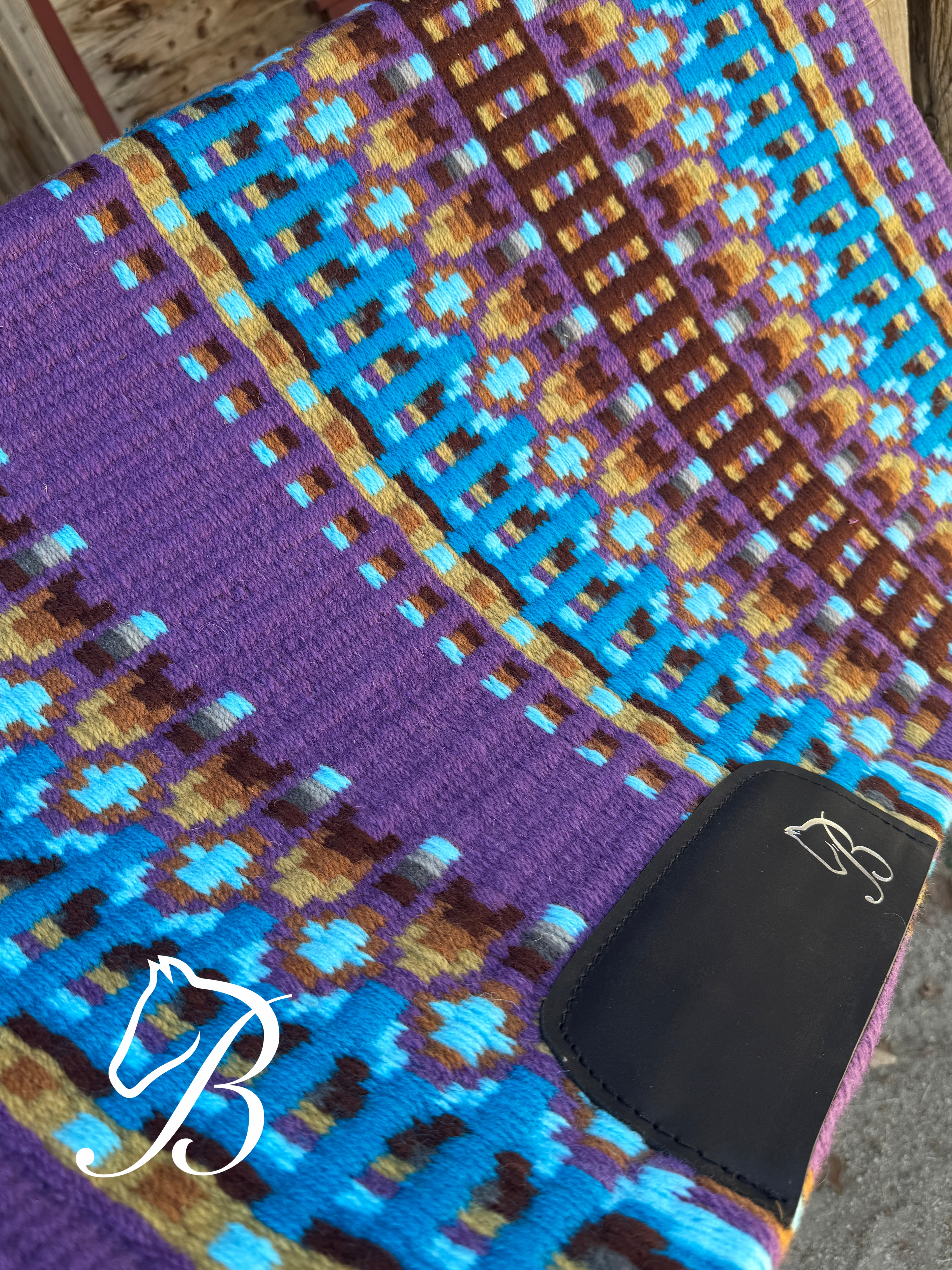 Gambler Purple Blue & Brown