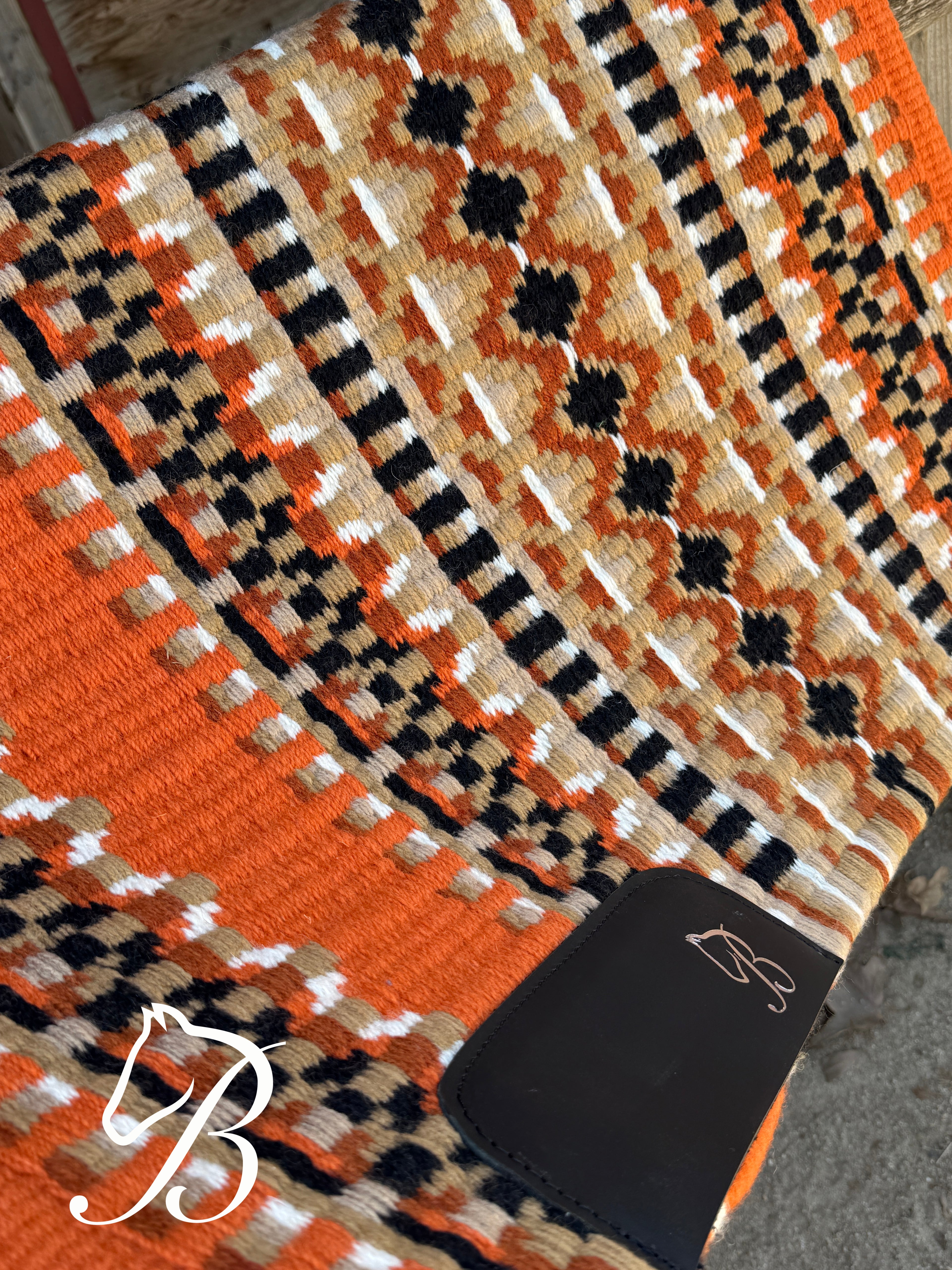 Impressive Orange Black Tan