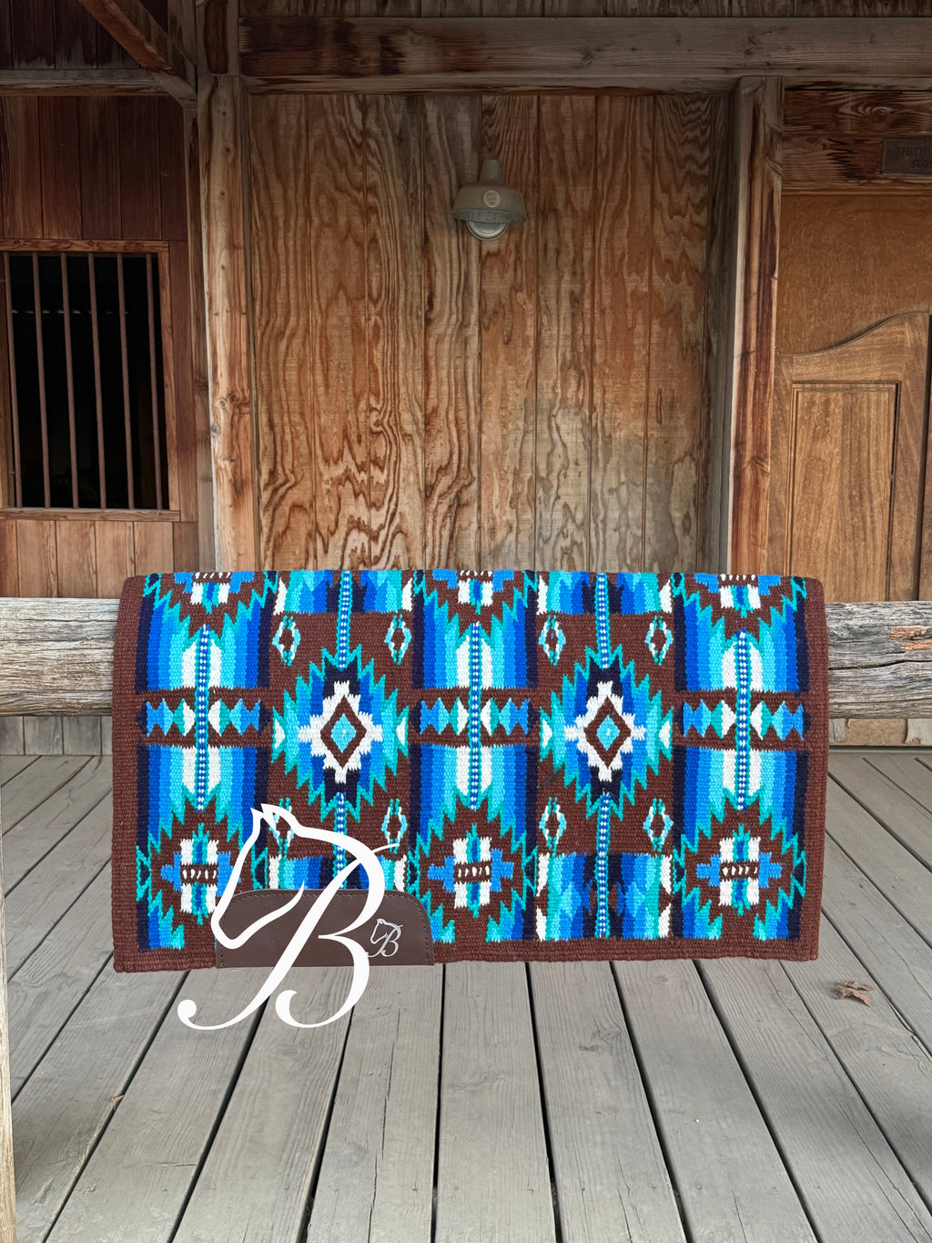 NIkko Chocolate Blue & Turquoise