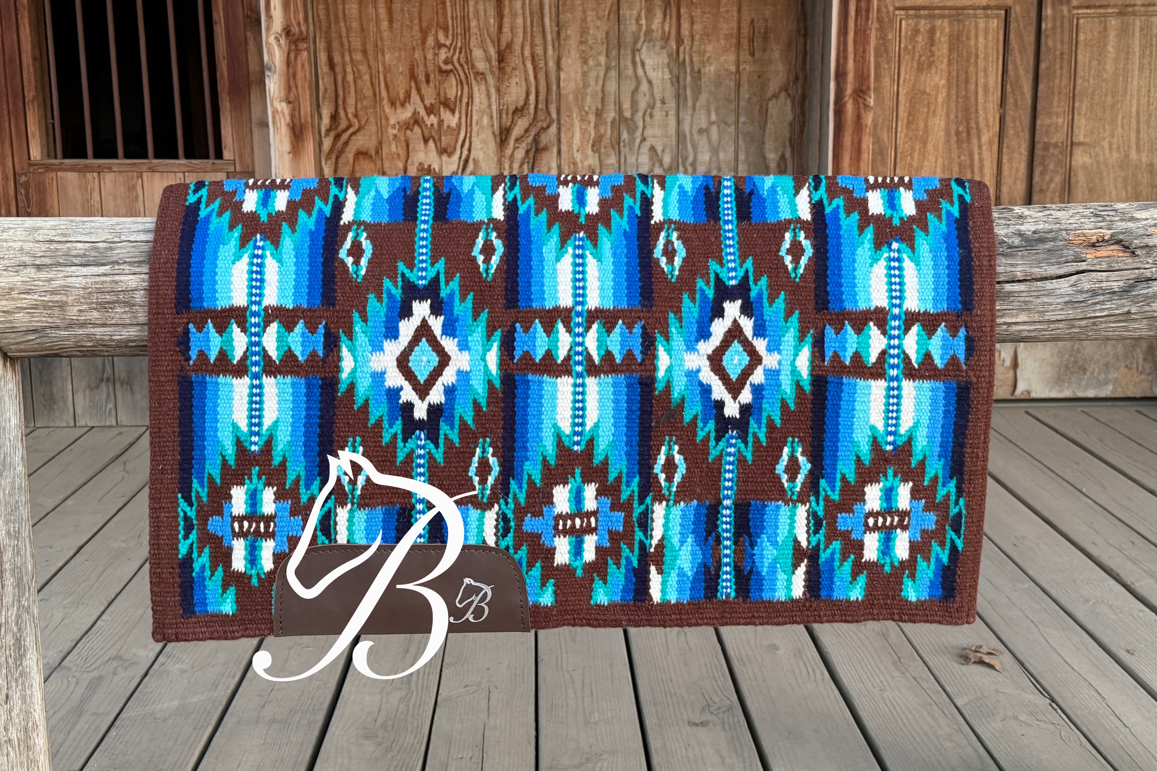 NIkko Chocolate Blue & Turquoise